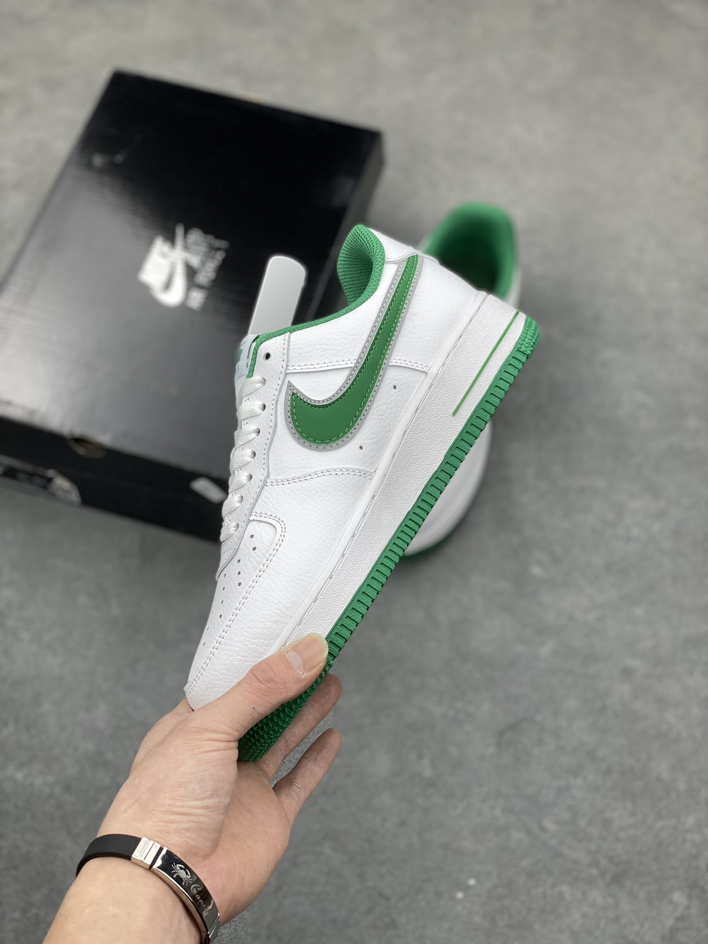 Nike Air Force 1 Low White/Green FB9128-100, Full-Length Air Cushioning 4 i1678568130 6252 2