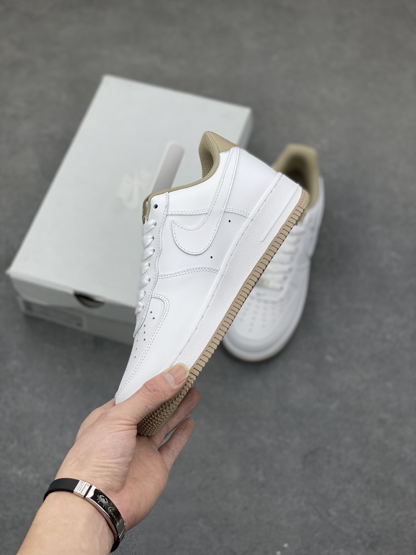 Nike Air Force 1 '07 White/Khaki DR9867-100 - Iconic Style with Comfort 4 i1678568578 3540 2