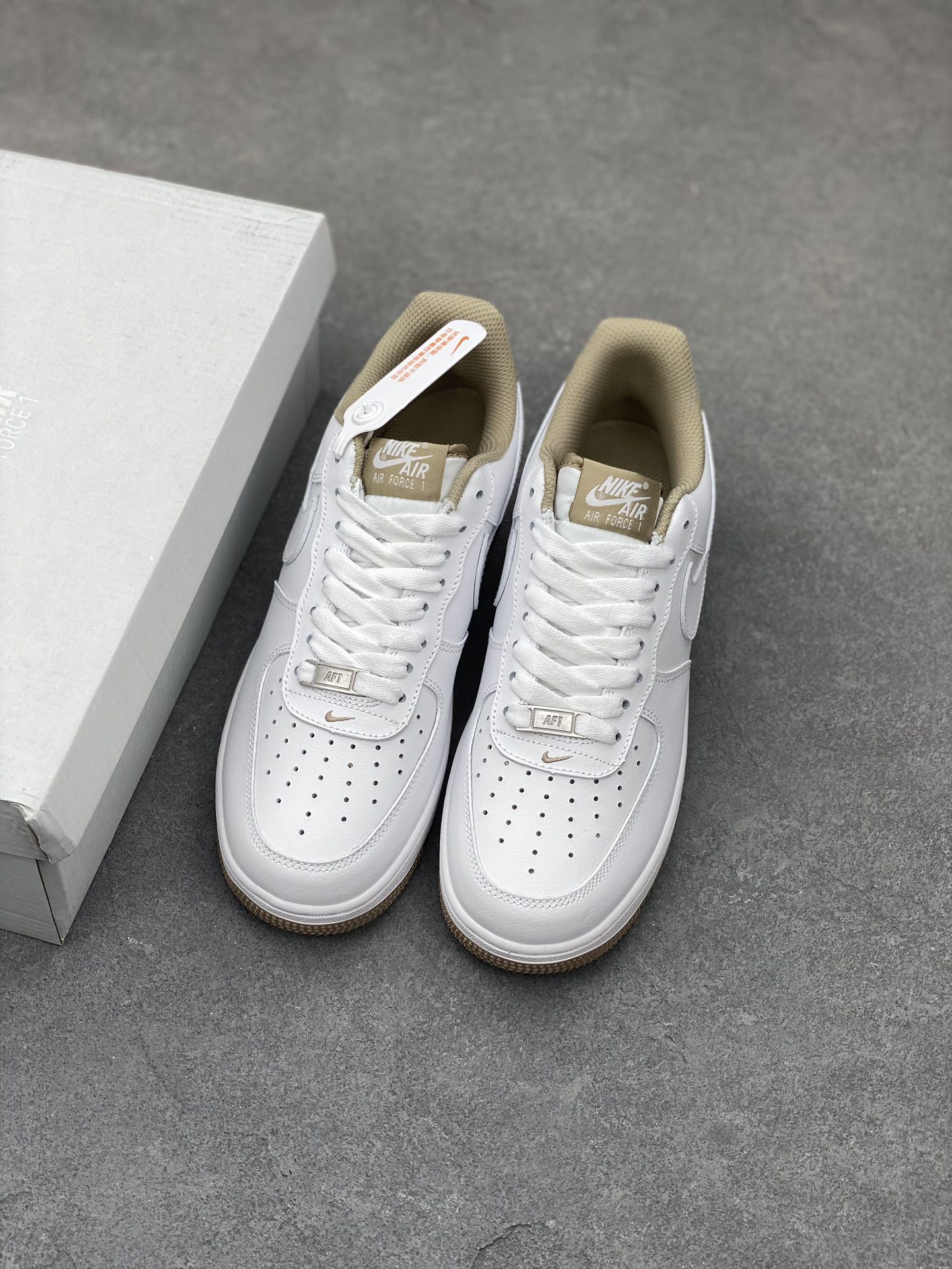Nike Air Force 1 '07 White/Khaki DR9867-100 - Iconic Style with Comfort 9 i1678568578 4648 7