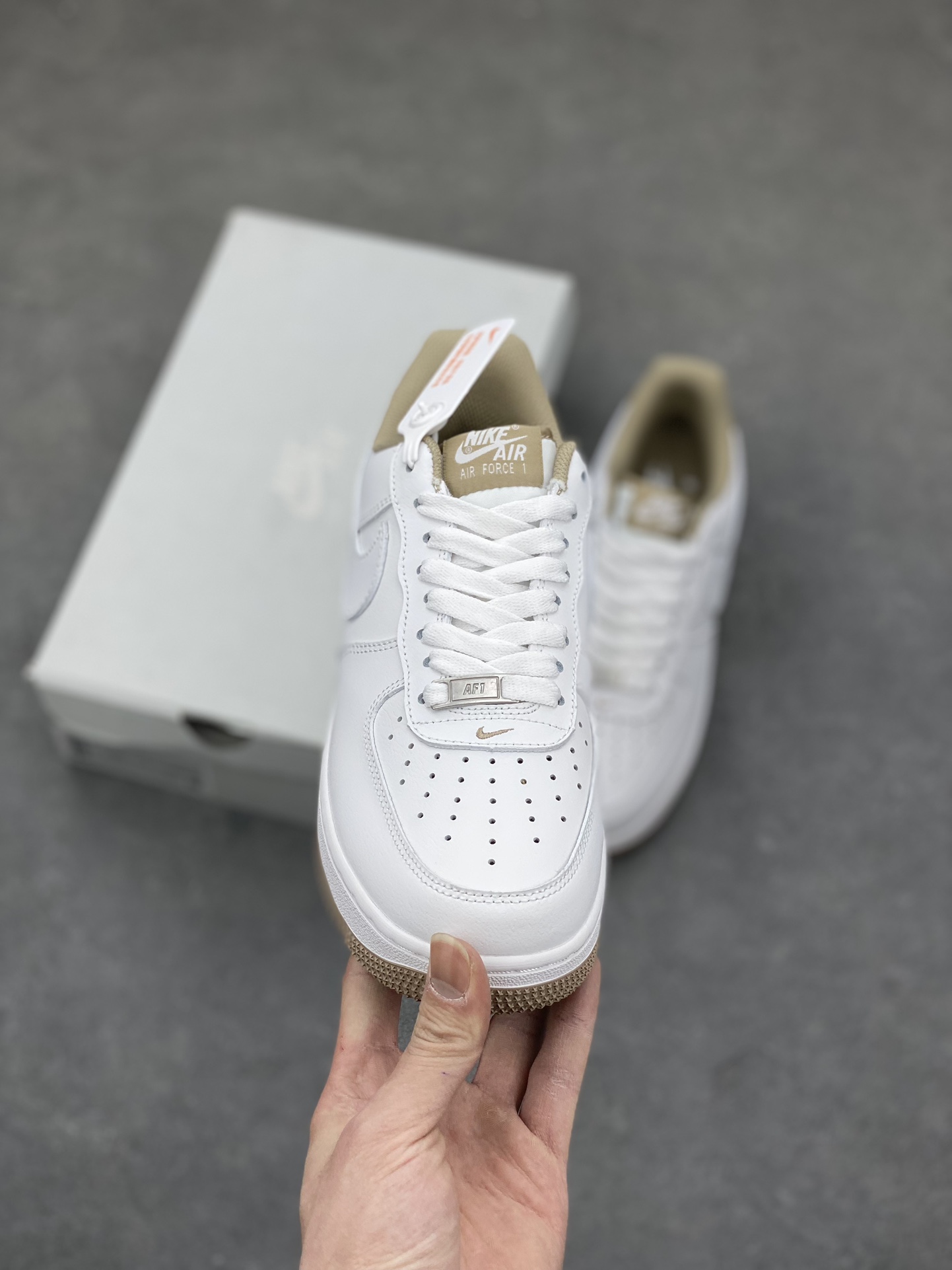 Nike Air Force 1 '07 White/Khaki DR9867-100 - Iconic Style with Comfort 3 i1678568578 6081 1