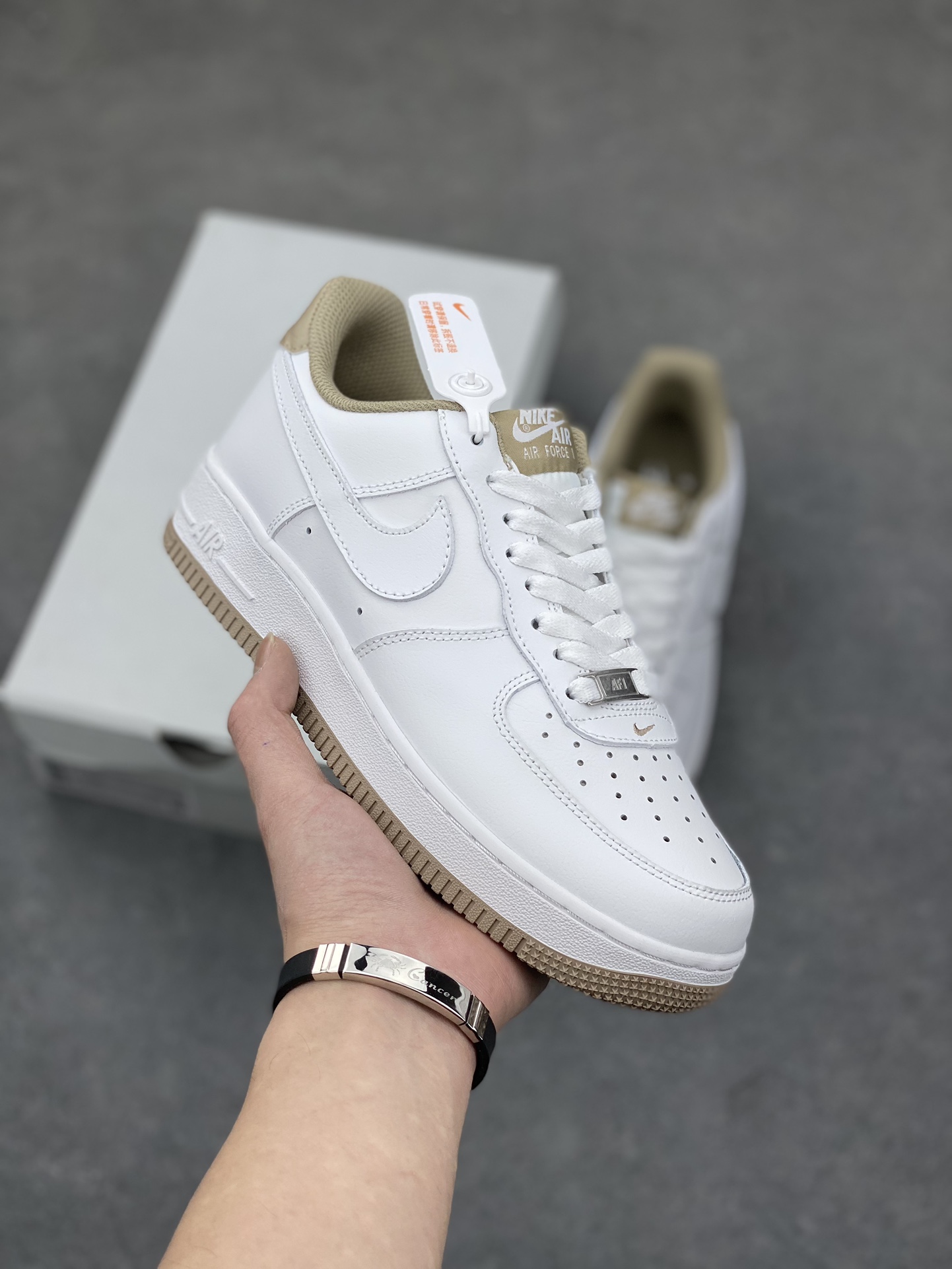 Nike Air Force 1 '07 White/Khaki DR9867-100 - Iconic Style with Comfort