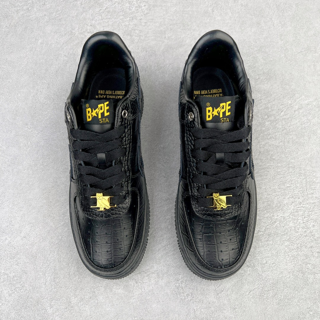 图片[2]-＃C版纯原 Bape Sta To Low 明星同款 猿人头经典漆皮低帮运动休闲板鞋 全套原纸板楦头开发 确保原汁原味 市场最完美低趴版型 一比一鞋头弧度高度鞋身弧度 外贸平台指定订单 匠心打造 开发时长超过半年 独家私模磨具冲刀加持 原厂特供皮料光泽色卡零偏差 内里均采用市场最好的超软原厂填充棉 原数据进口机台高频印压LOGO 最高QC检验标准 控制溢胶瑕疵 深浅定位均保持zp一致 中底嵌入Ortholite缓震材质 全套原包装 包含猿人logo 定制防尘袋 尺码：36 36.5 37 38 38.5 40 40.5 41 42 42.5 43 44 44.5 45 46-选品中心