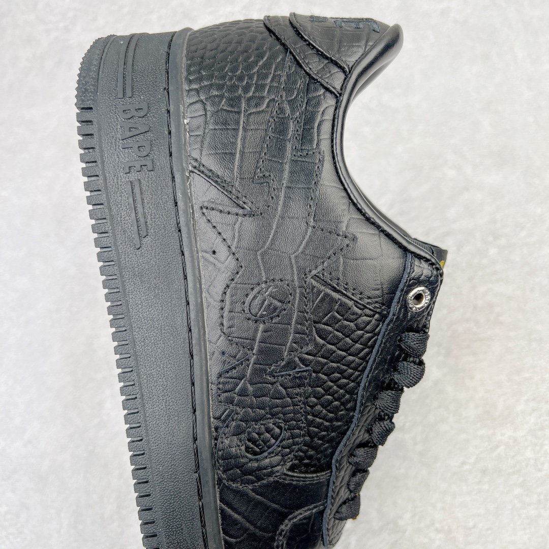 图片[6]-＃C版纯原 Bape Sta To Low 明星同款 猿人头经典漆皮低帮运动休闲板鞋 全套原纸板楦头开发 确保原汁原味 市场最完美低趴版型 一比一鞋头弧度高度鞋身弧度 外贸平台指定订单 匠心打造 开发时长超过半年 独家私模磨具冲刀加持 原厂特供皮料光泽色卡零偏差 内里均采用市场最好的超软原厂填充棉 原数据进口机台高频印压LOGO 最高QC检验标准 控制溢胶瑕疵 深浅定位均保持zp一致 中底嵌入Ortholite缓震材质 全套原包装 包含猿人logo 定制防尘袋 尺码：36 36.5 37 38 38.5 40 40.5 41 42 42.5 43 44 44.5 45 46-选品中心