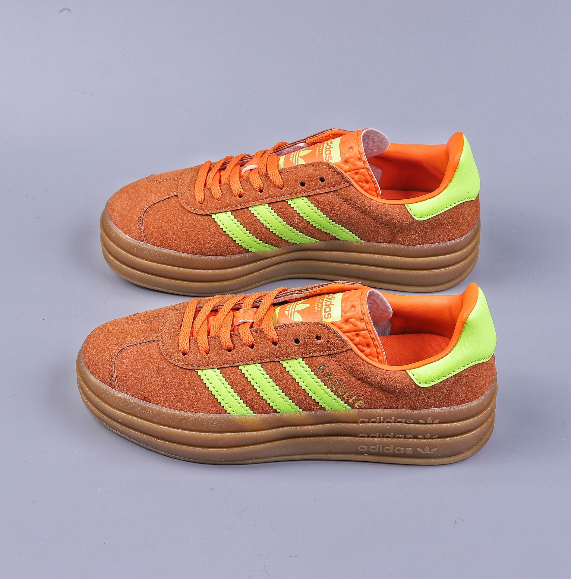 Adidas Originals Gazelle Bold HQ6891 Clover thick-soled casual non-slip wear-resistant low-top sneakers