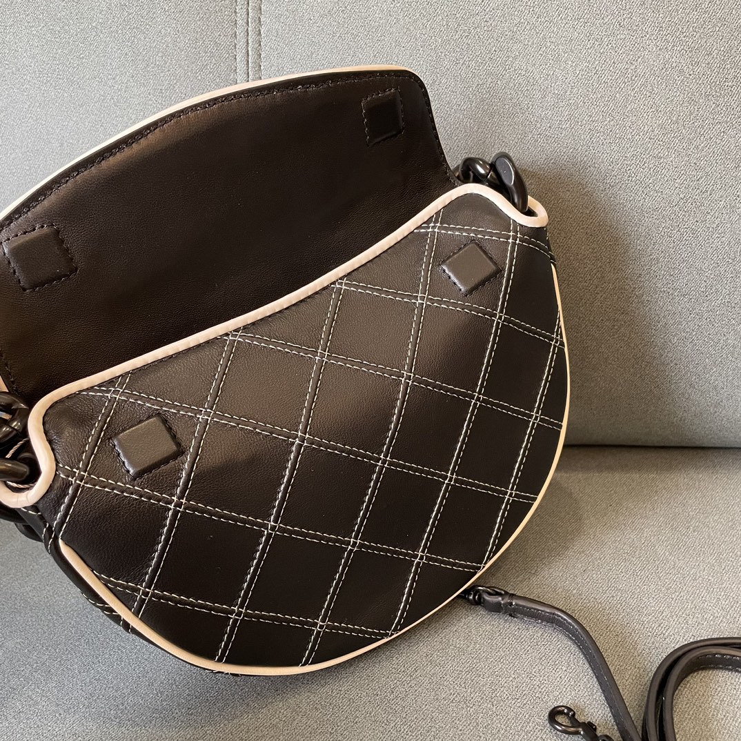 Tory Burch FLEMING 迷你软皮新月包