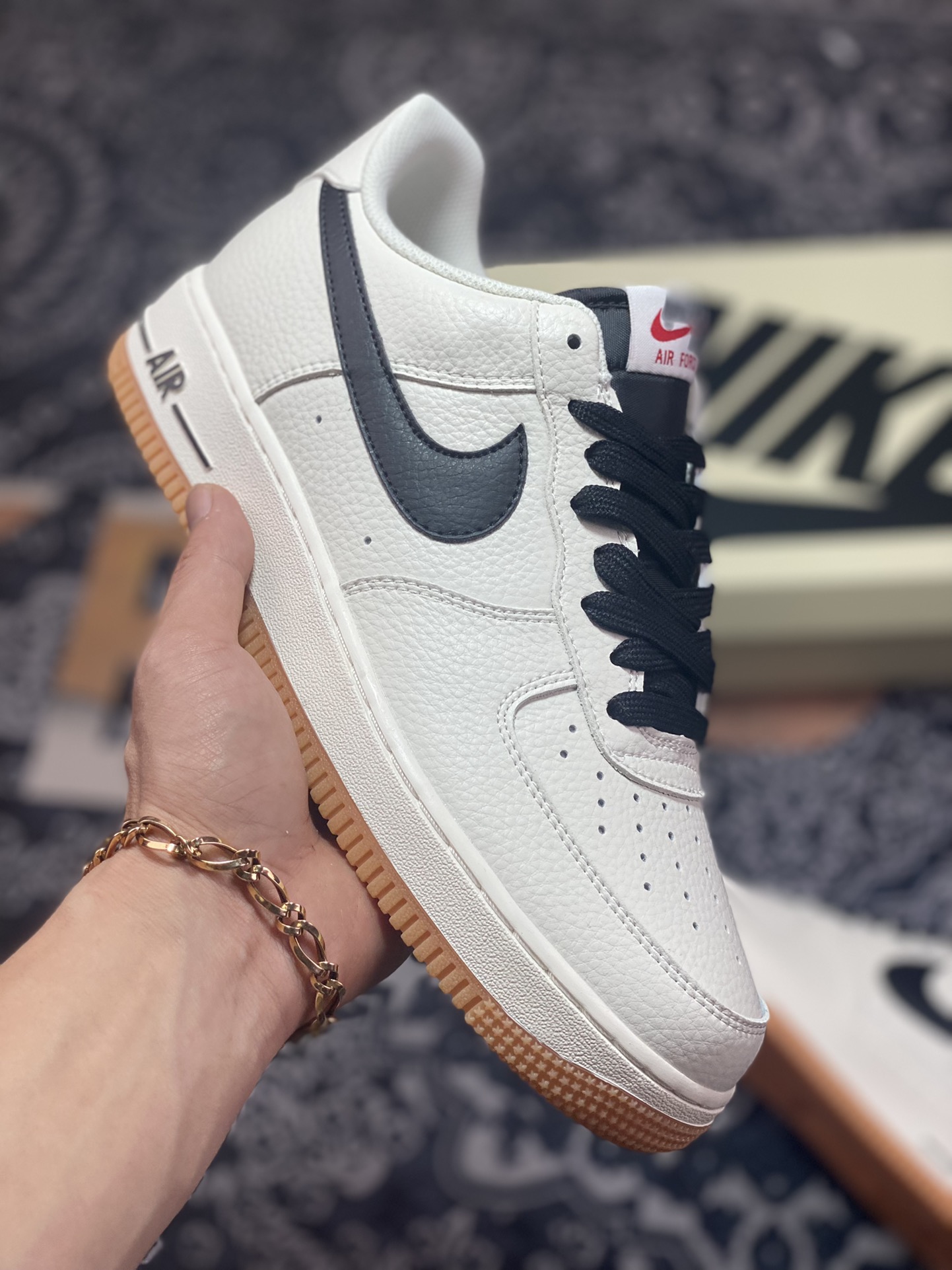 Air Force 1 ’07 Low 米白黑生胶 ML2022-116