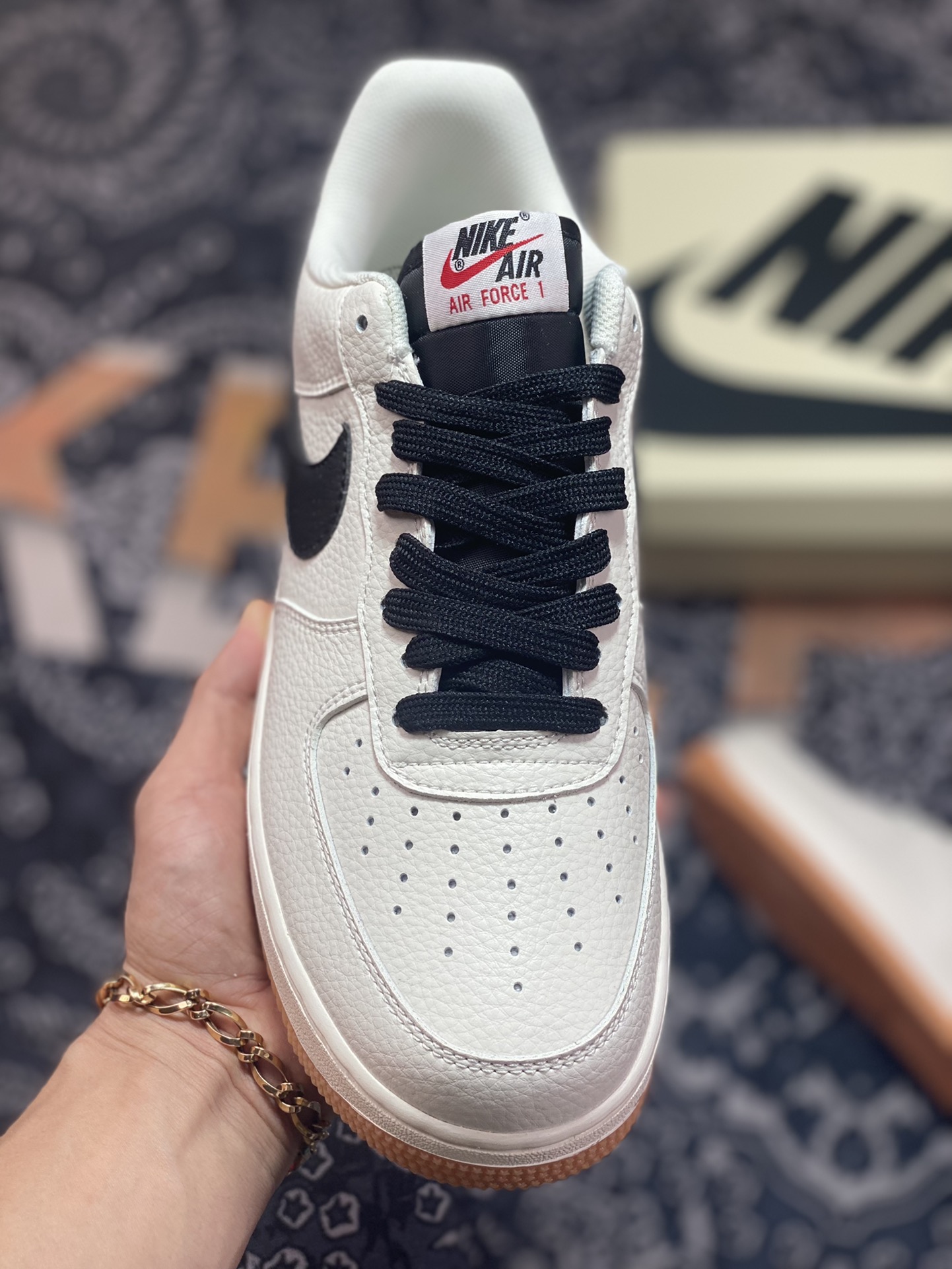 Air Force 1 '07 Low 米白黑生胶 ML2022-116