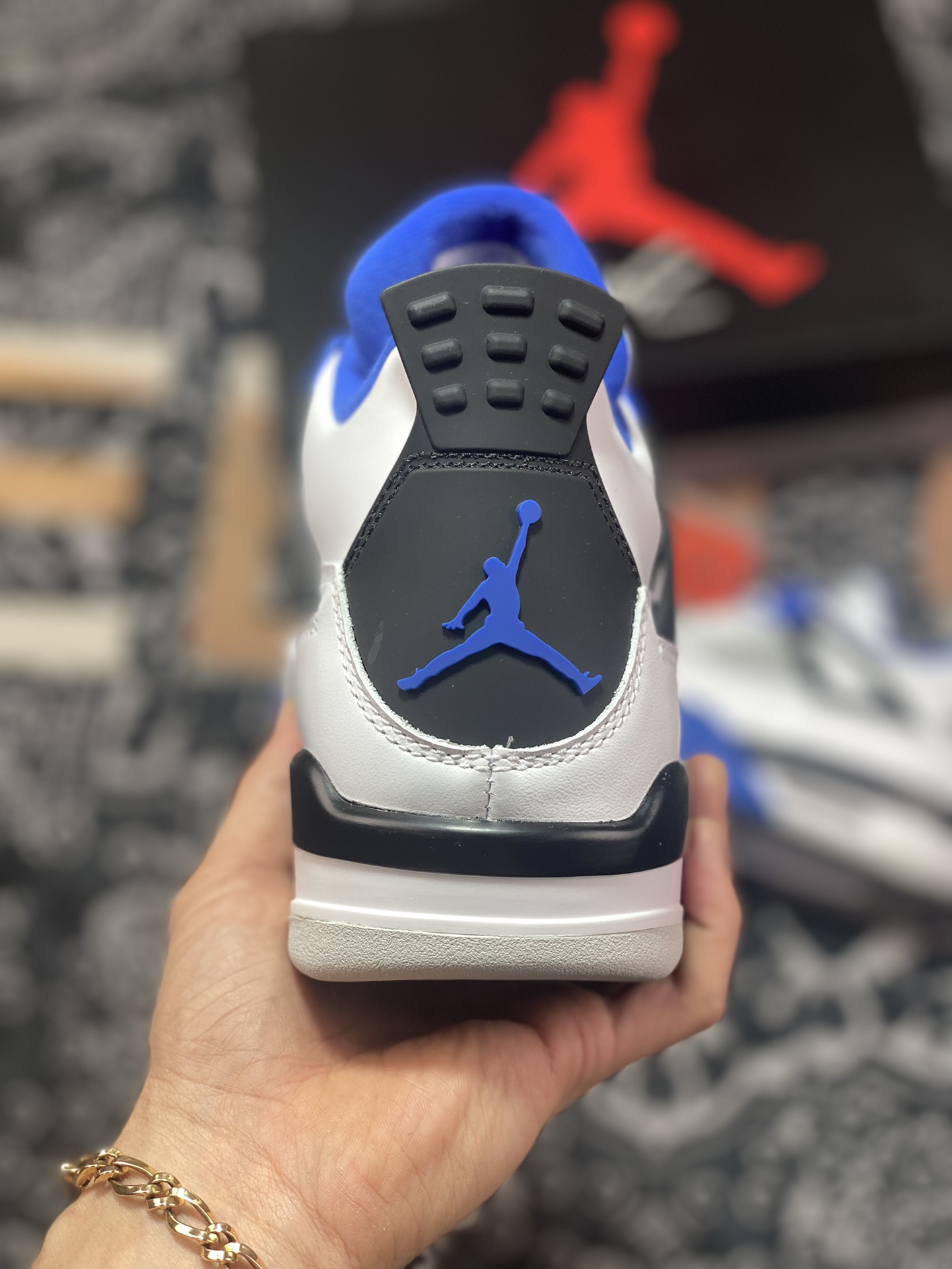 Air Jordan 4 ”Motorsports” 赛车蓝 纯原市场最高工艺复刻 308497-117