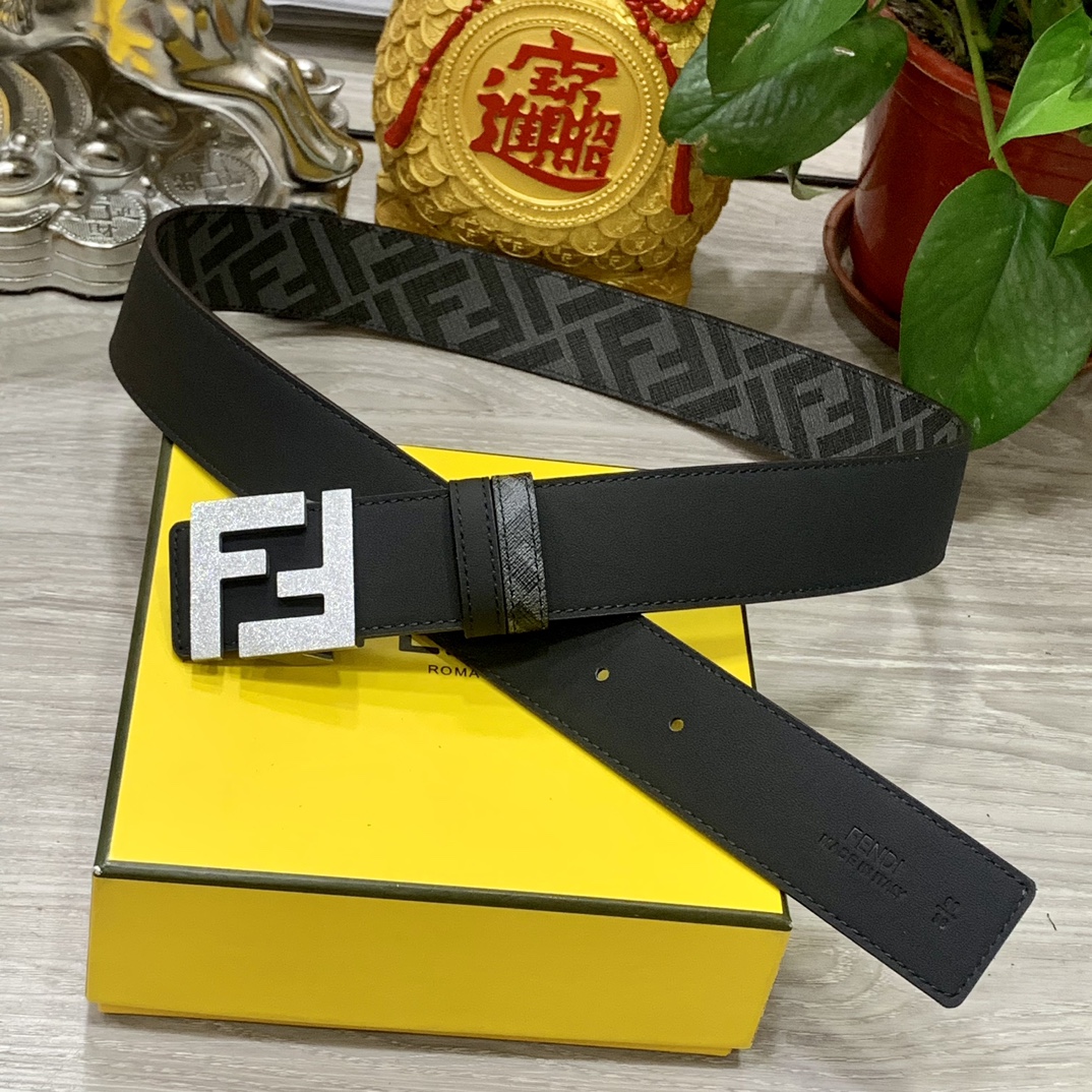 FENDI芬迪专柜同款宽4.0CM双