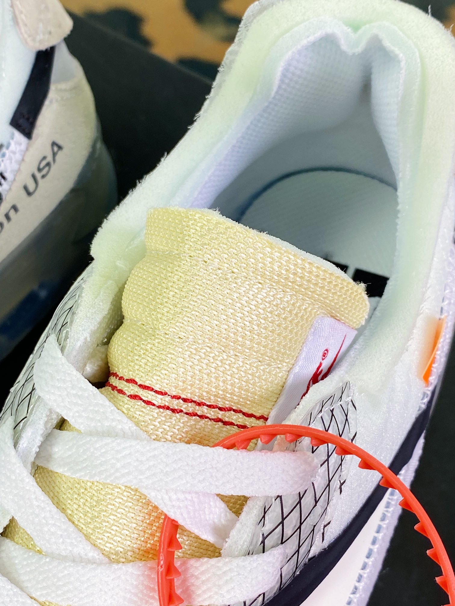 350 Off-White x 【Nike】 Air Max 90 ” Ice 10X THE TEN”初代“OW白灰冰蓝橘”AA7293-100