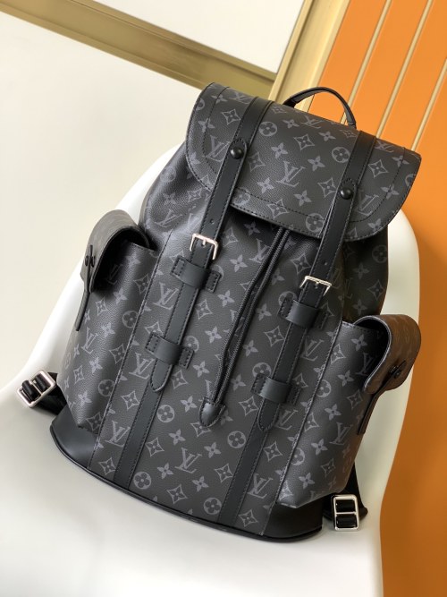 Louis Vuitton Christopher Small Backpack Monogram Shadow Black M45419 1 Louis Vuitton Christopher Small Backpack Monogram Shadow Black M45419