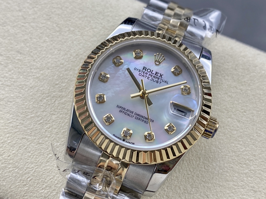 SK Factory 劳力士Rolex 女款 日志型31mm 自動巻き腕時計