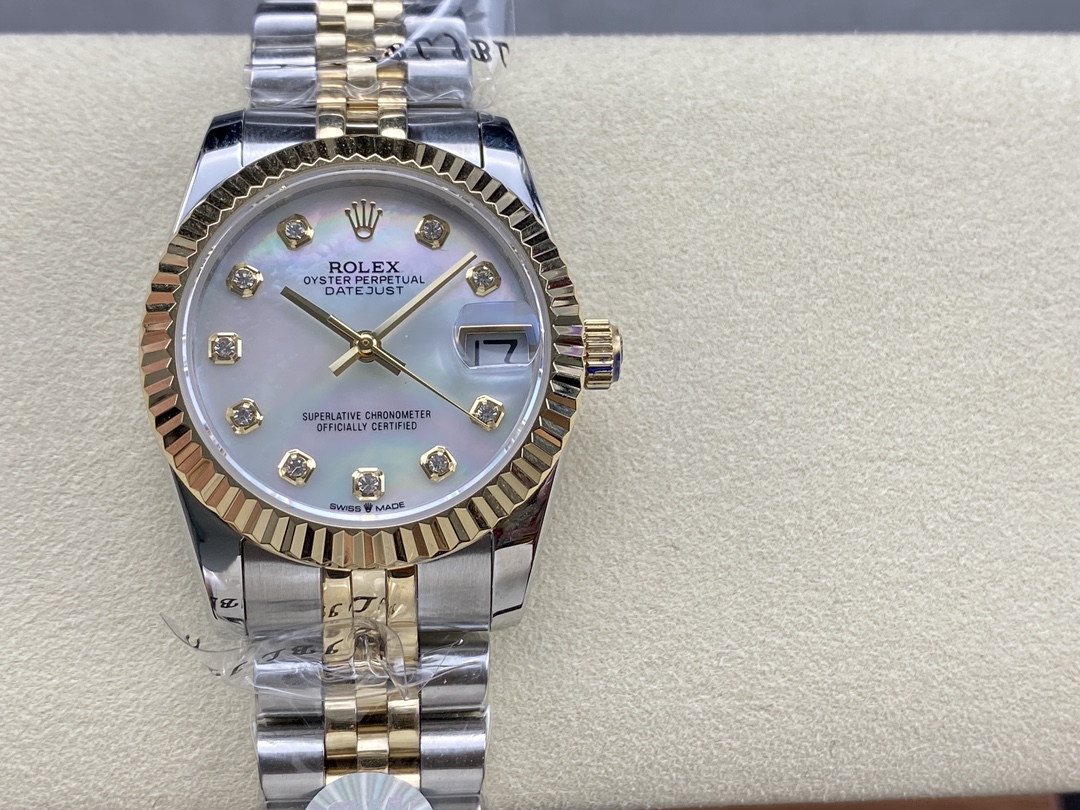 SK Factory 劳力士Rolex 女款 日志型31mm 自動巻き腕時計