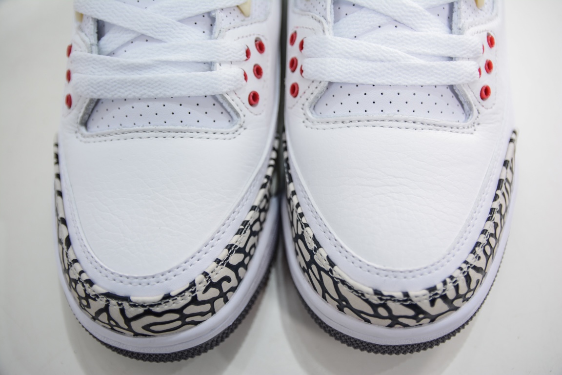 300 外贸版 Nike Air Jordan 3 Retro ”White Cement Reimagined” AJ3 白灰配色 DN3707-100
