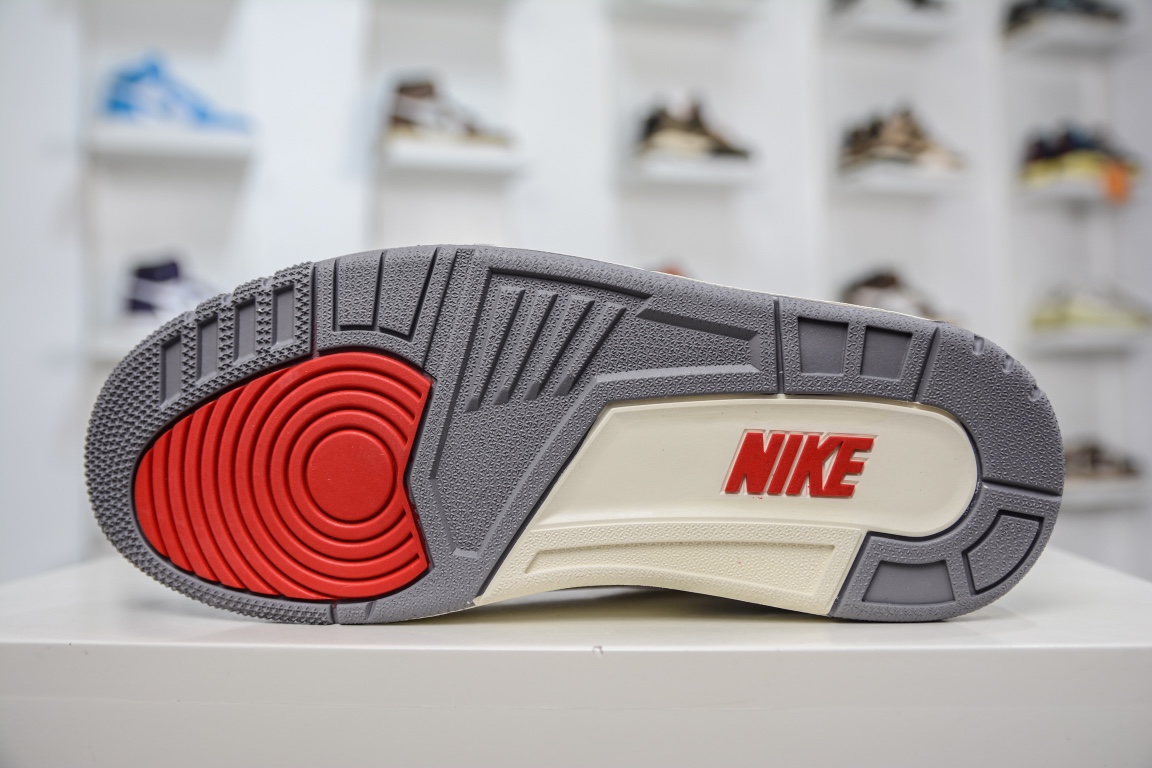 300 外贸版 Nike Air Jordan 3 Retro ”White Cement Reimagined” AJ3 白灰配色 DN3707-100
