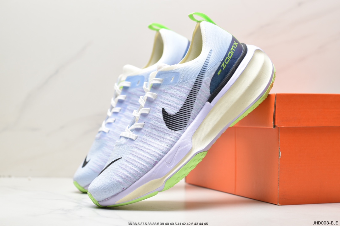 耐克NIKE ZOOMX INVINCIBLE RUN FK3 短跑马拉松系带慢跑鞋 DR2615-001
