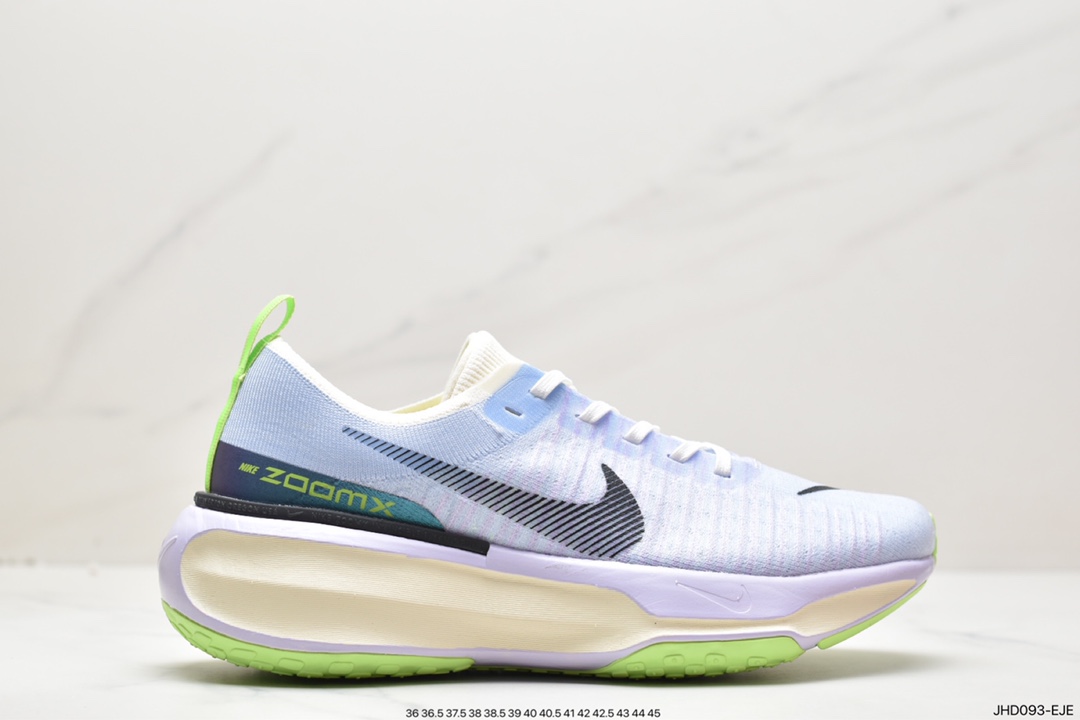 耐克NIKE ZOOMX INVINCIBLE RUN FK3 短跑马拉松系带慢跑鞋 DR2615-001