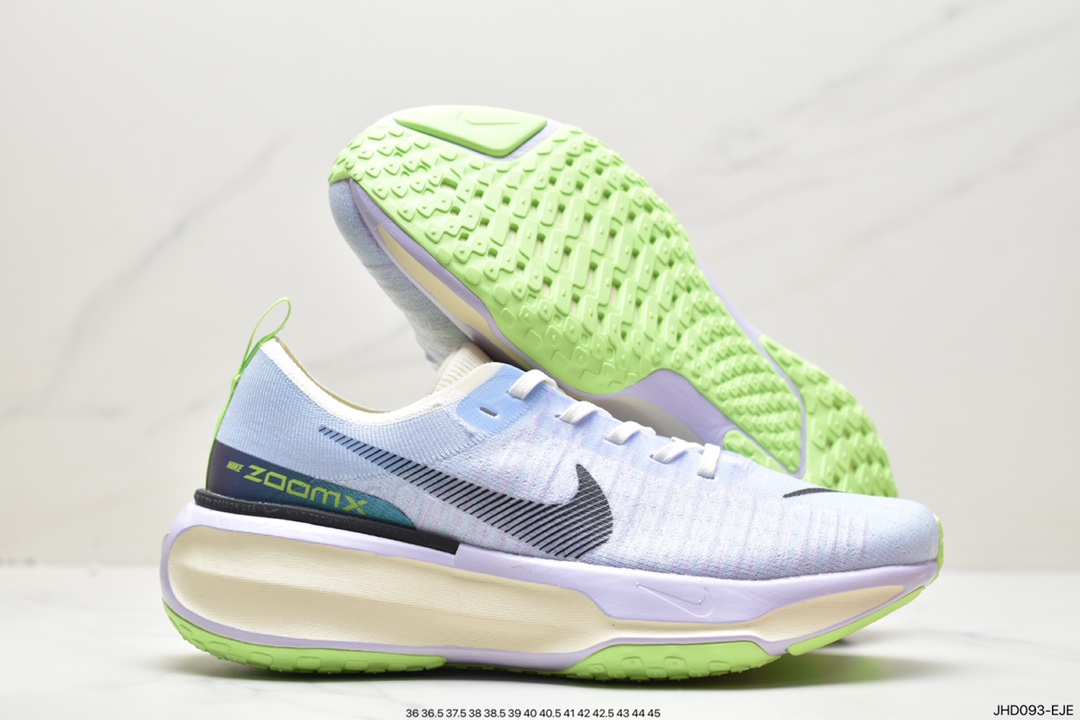 耐克NIKE ZOOMX INVINCIBLE RUN FK3 短跑马拉松系带慢跑鞋 DR2615-001