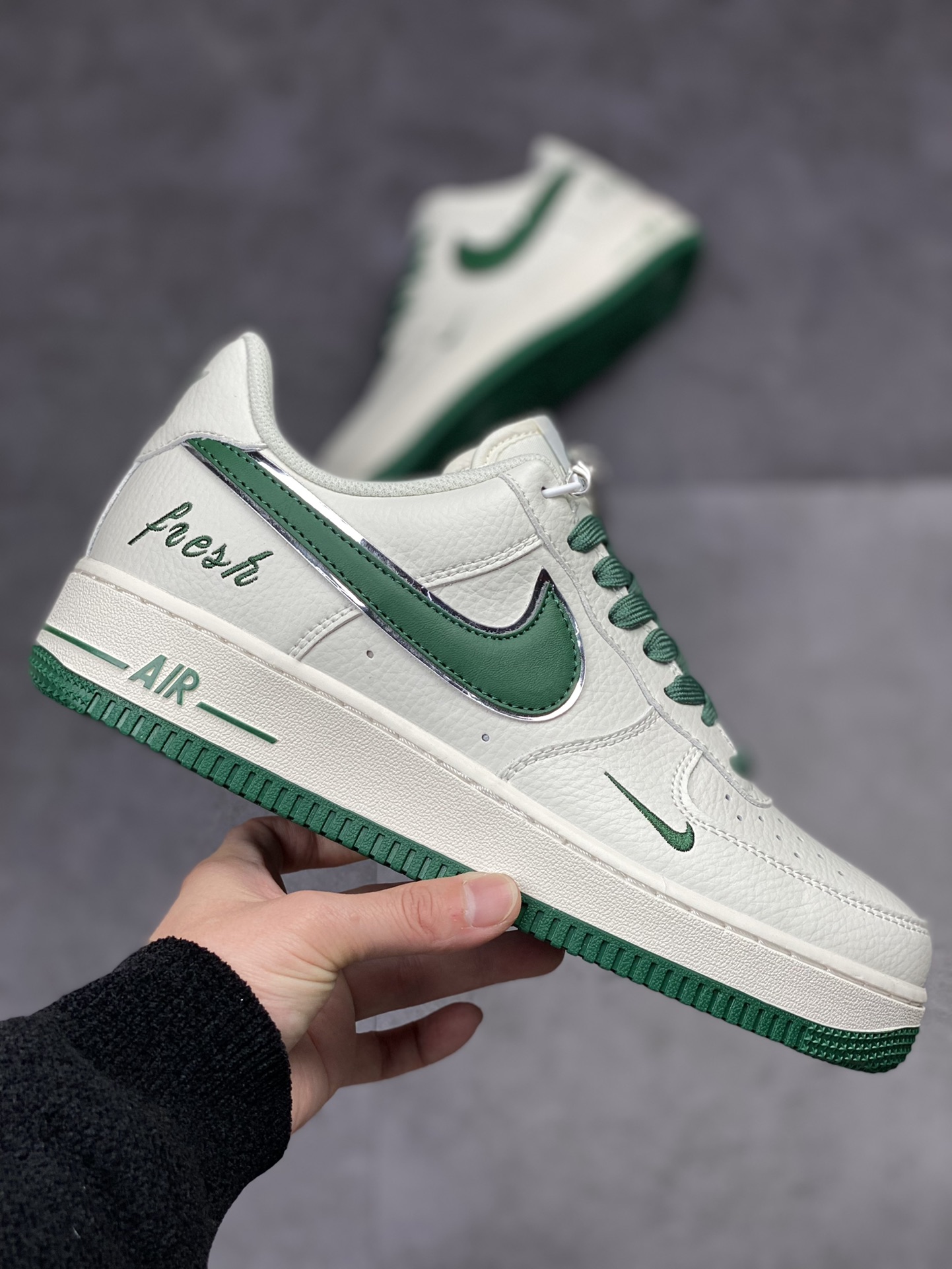 250 Nike Air Force 1 Low 07 白绿刺绣 BM1996-066