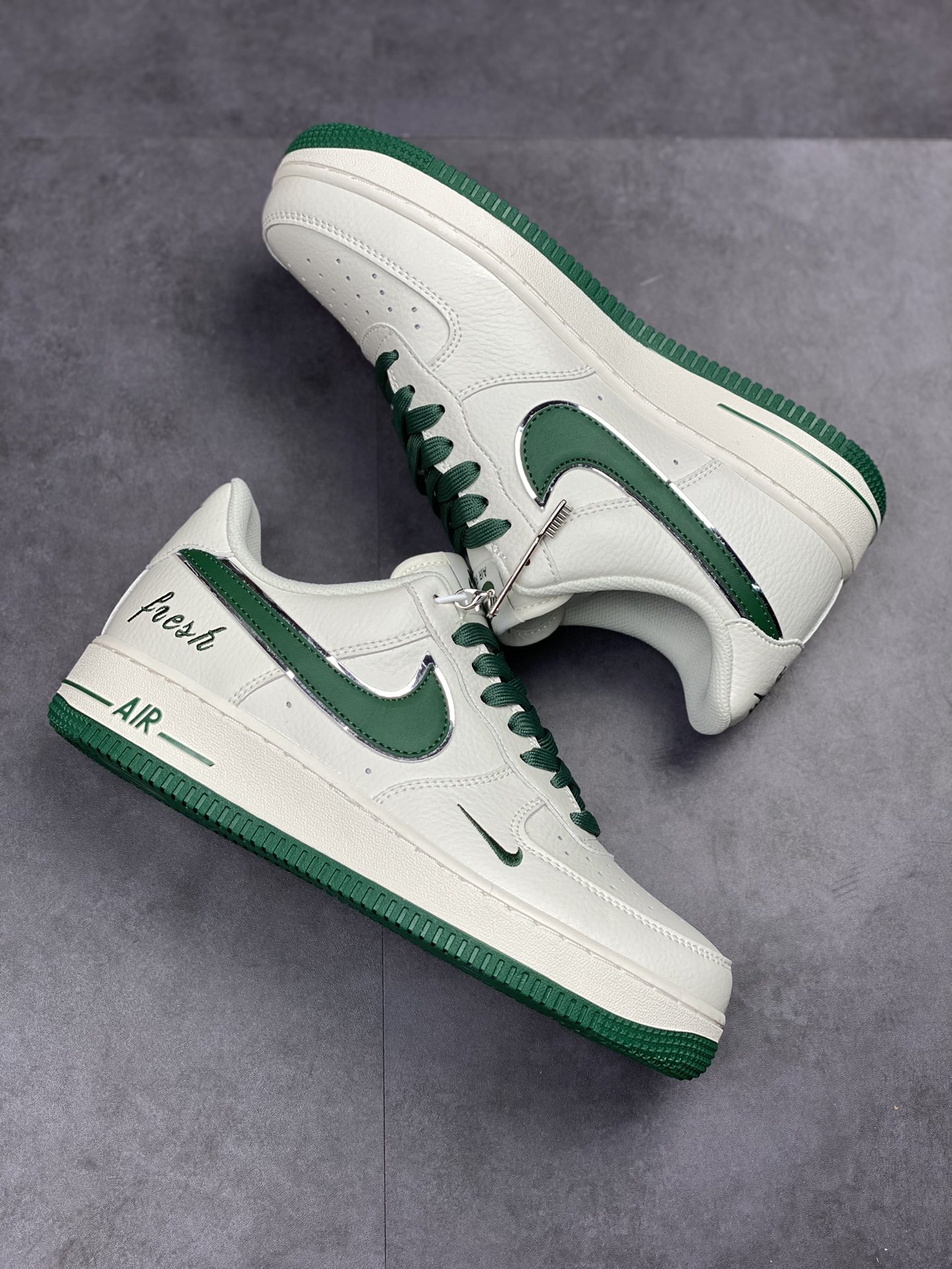 250 Nike Air Force 1 Low 07 白绿刺绣 BM1996-066
