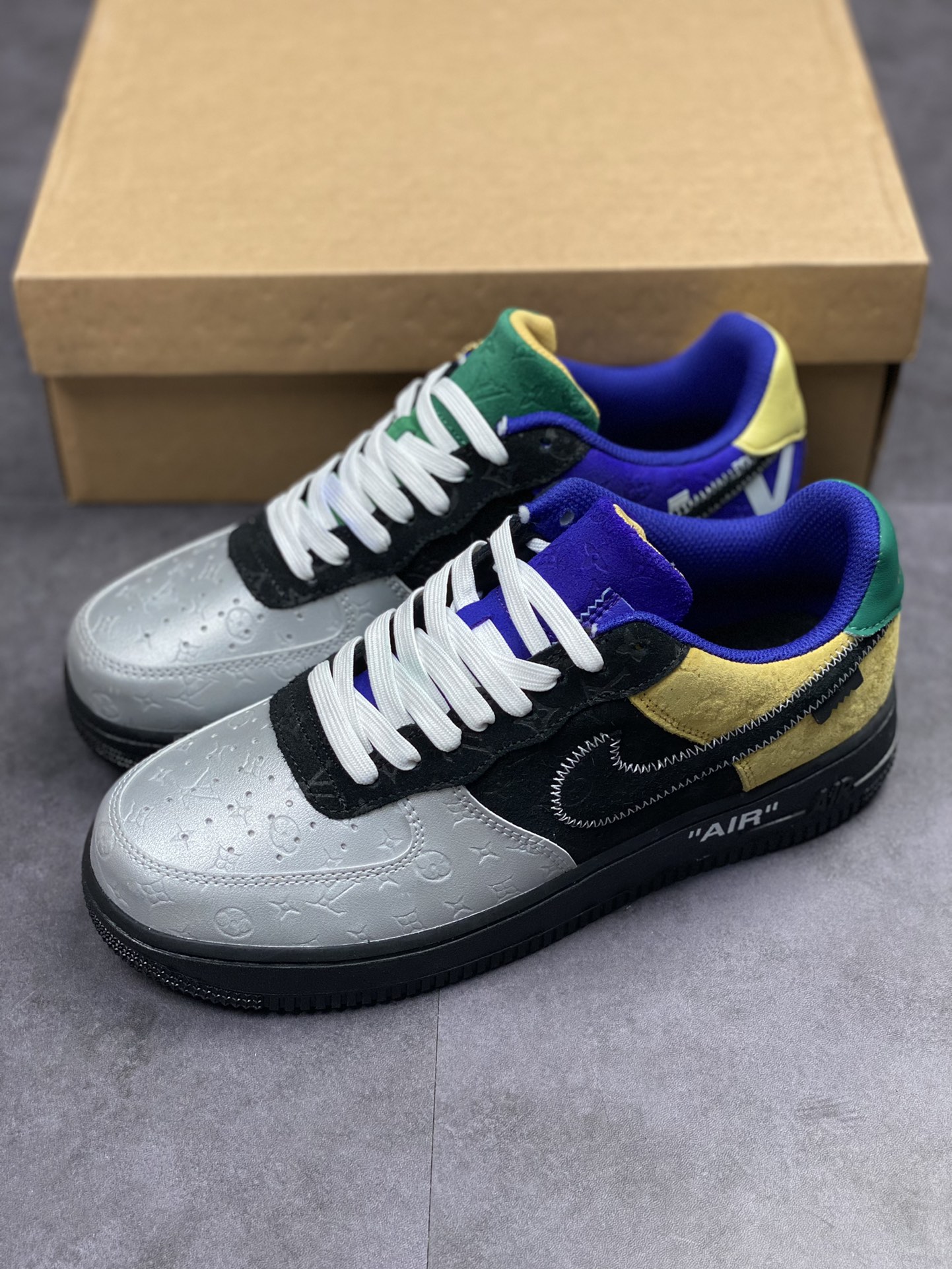 170 Nike Air Force 1 Low 07 LV路易威登