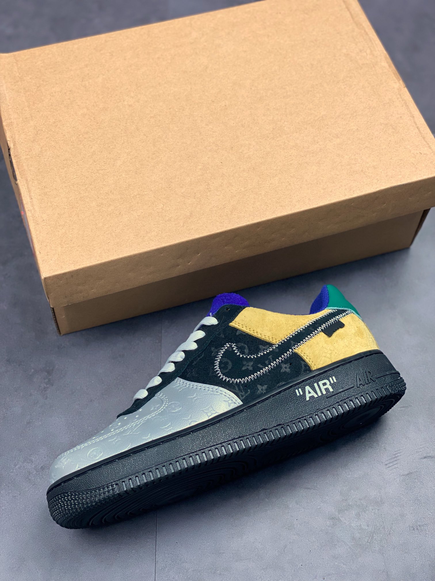 170 Nike Air Force 1 Low 07 LV路易威登