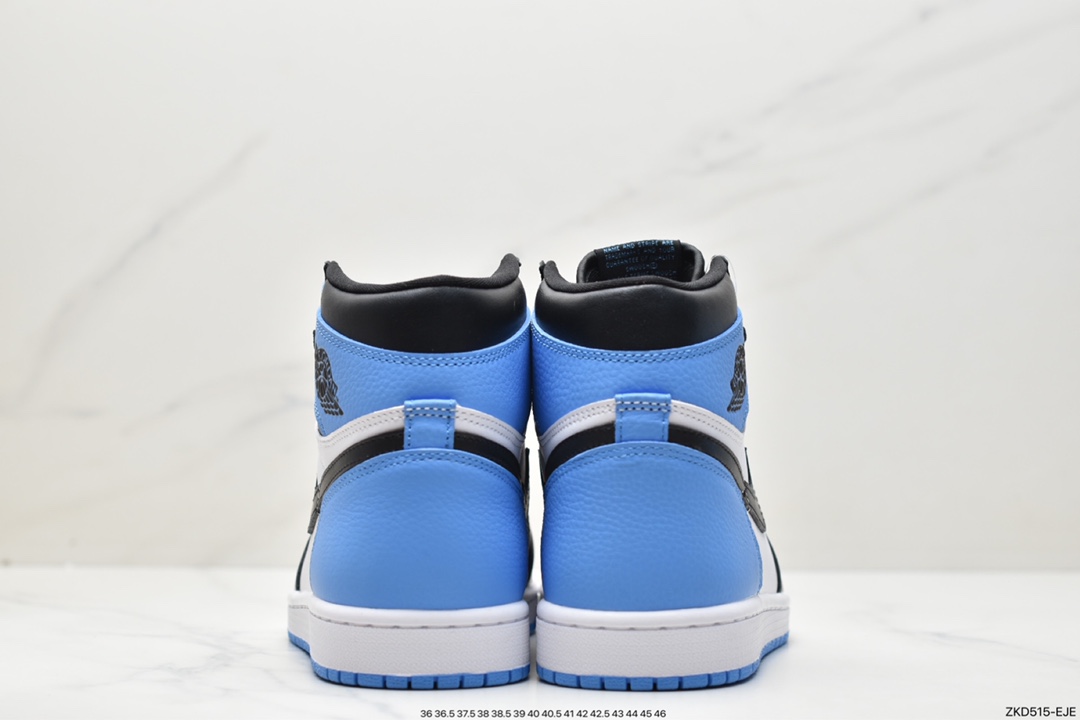 Air Jordan 1 High OG ”True Blue” AJ1 乔1黑蓝脚趾配色 高帮篮球鞋 DZ5485-400