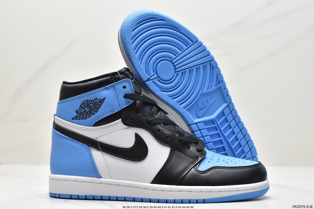 Air Jordan 1 High OG ”True Blue” AJ1 乔1黑蓝脚趾配色 高帮篮球鞋 DZ5485-400