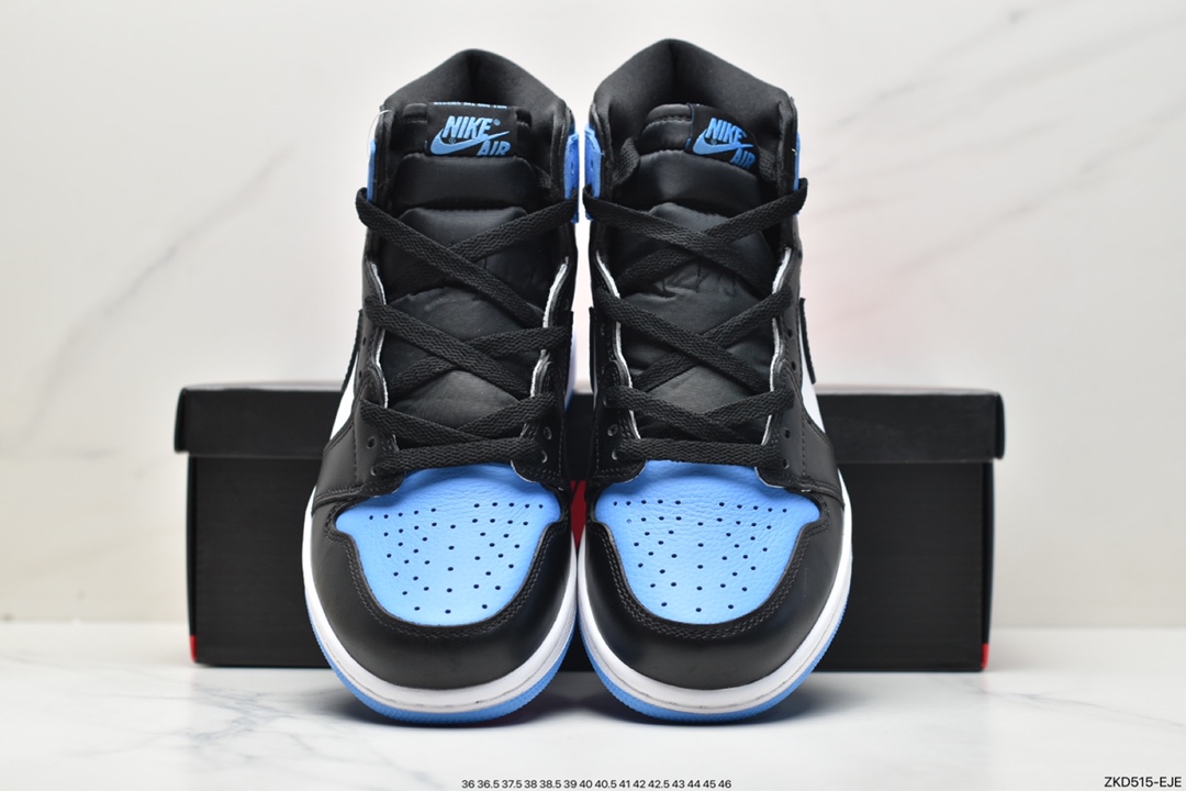 Air Jordan 1 High OG ”True Blue” AJ1 乔1黑蓝脚趾配色 高帮篮球鞋 DZ5485-400