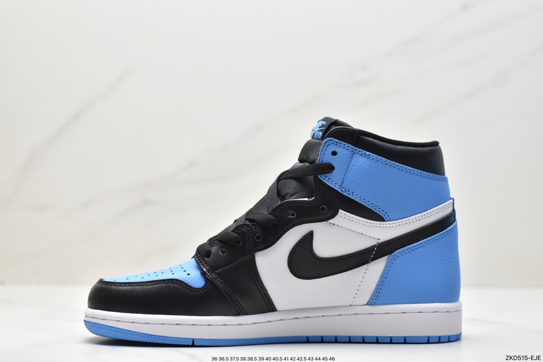 Air Jordan 1 High OG ”True Blue” AJ1 乔1黑蓝脚趾配色 高帮篮球鞋 DZ5485-400