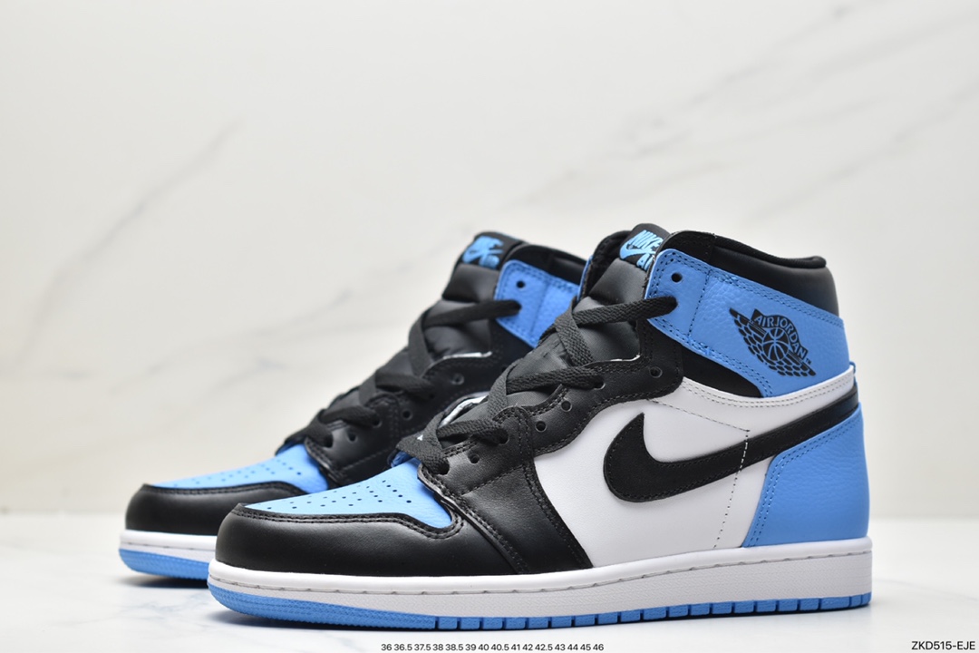 Air Jordan 1 High OG ”True Blue” AJ1 乔1黑蓝脚趾配色 高帮篮球鞋 DZ5485-400
