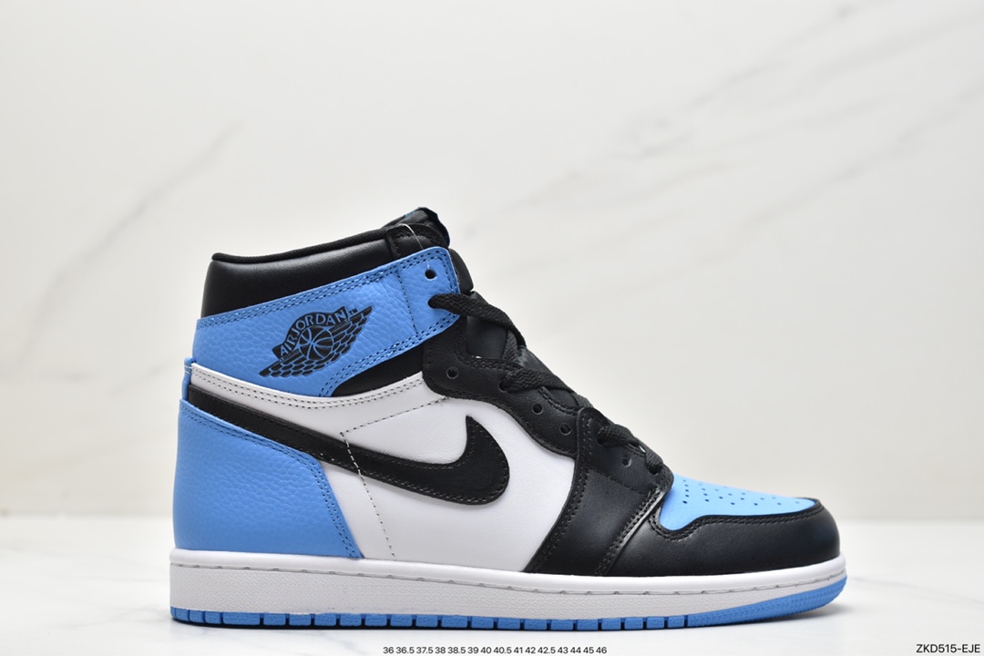 Air Jordan 1 High OG ”True Blue” AJ1 乔1黑蓝脚趾配色 高帮篮球鞋 DZ5485-400