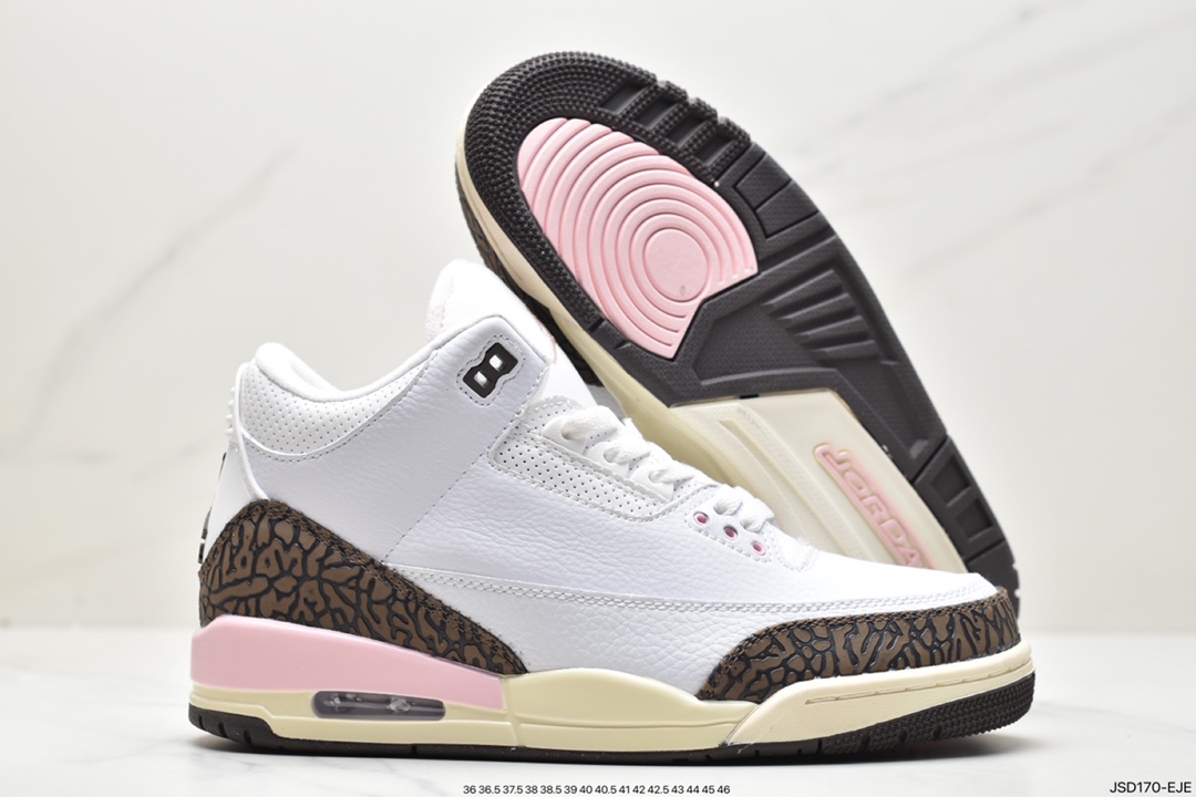 A Ma Maniére x Air Jordan 3 AJ3 乔3联名款 篮球鞋 DH3434-110
