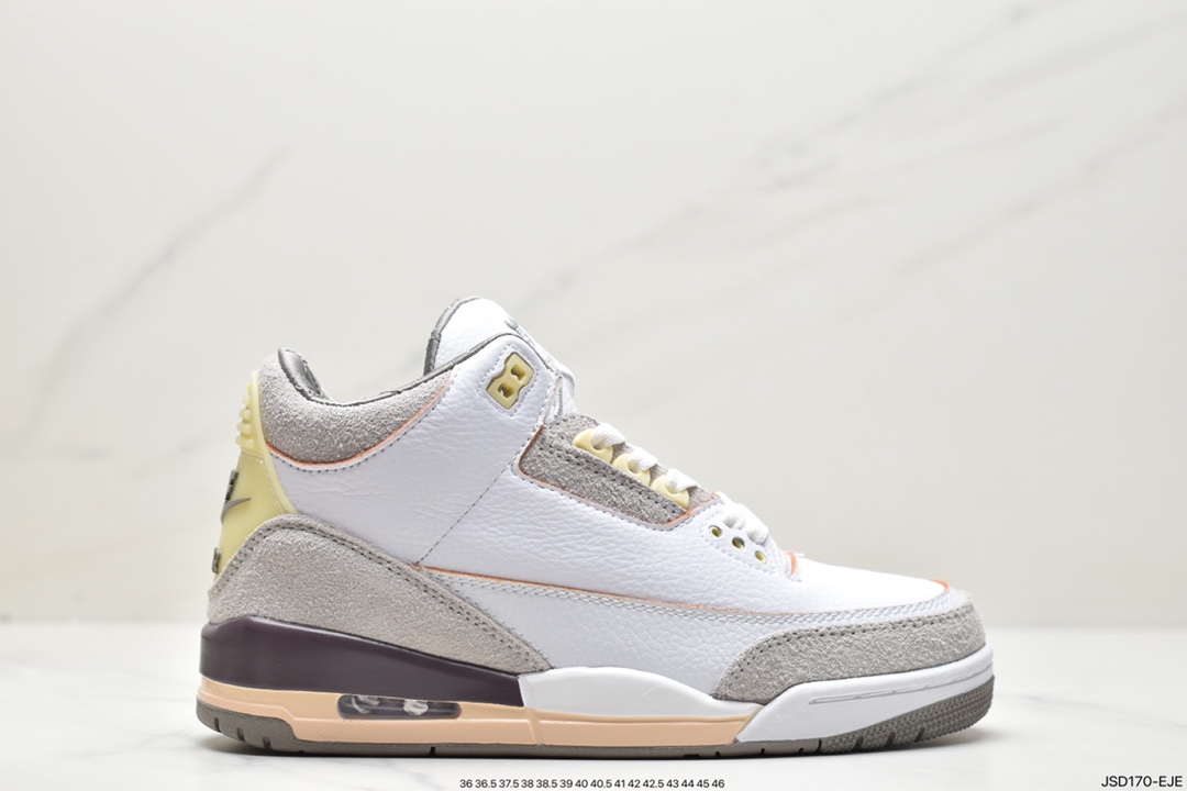 A Ma Maniére x Air Jordan 3 AJ3 乔3联名款 篮球鞋 DH3434-110