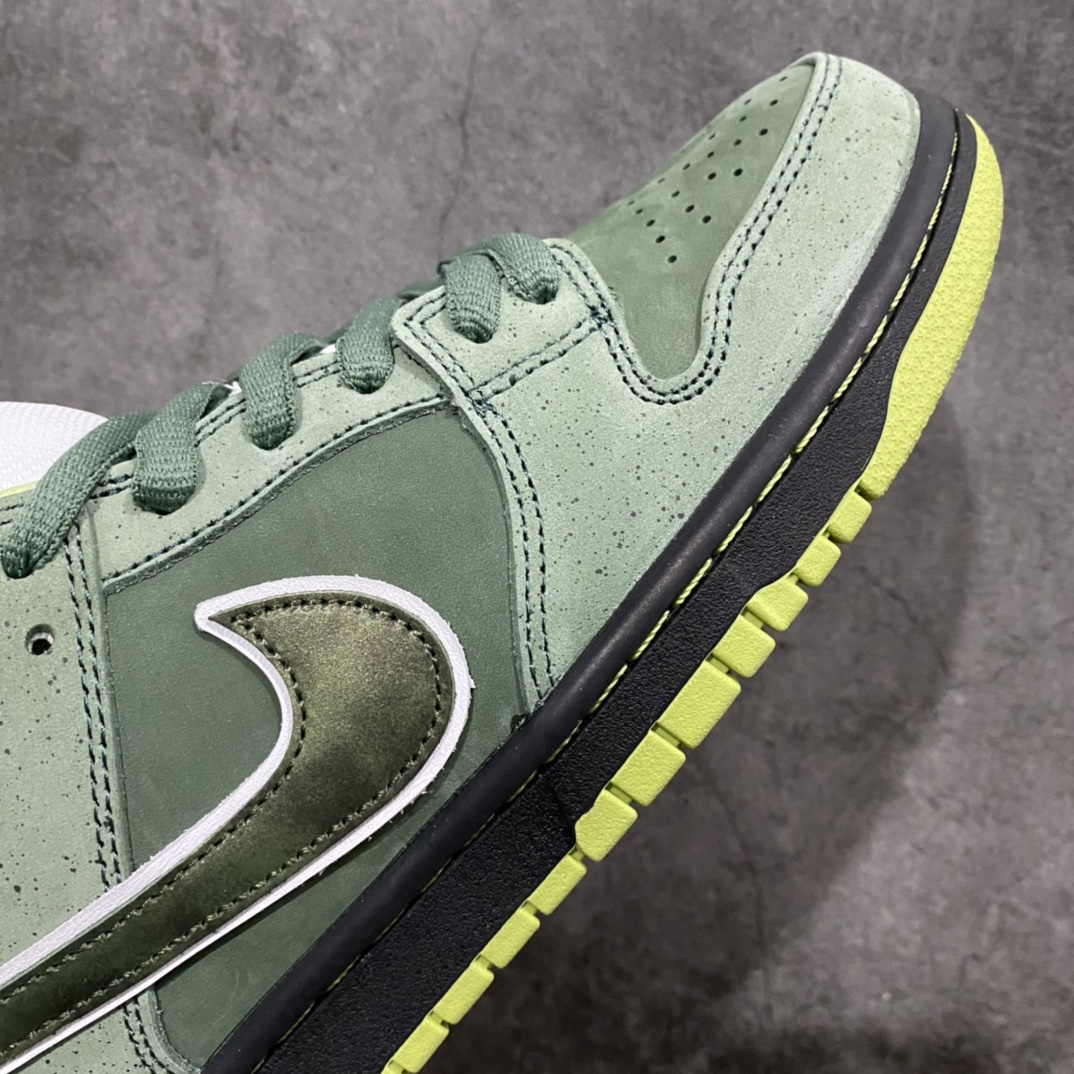 图片[6]-Concepts x NK SB Dunk Low \”Green Lobster\”联名绿龙虾 S2纯原生产线出品n#独家原版原盒开模打造n#原厂织唛标 一致匹配原版n#原楦原纸板开发 匹配原版98%以上n#后跟垫棉独家呈现 后跟反口里弧度正确n#全新后跟电绣 电绣针数与正品一致n#原厂皮料 质感无敌货号：BV1310-337 Size：36 36.5 37.5 38 38.5 39 40 40.5 41 42 42.5 43 44 44.5 45 46-莆田鞋批发中心