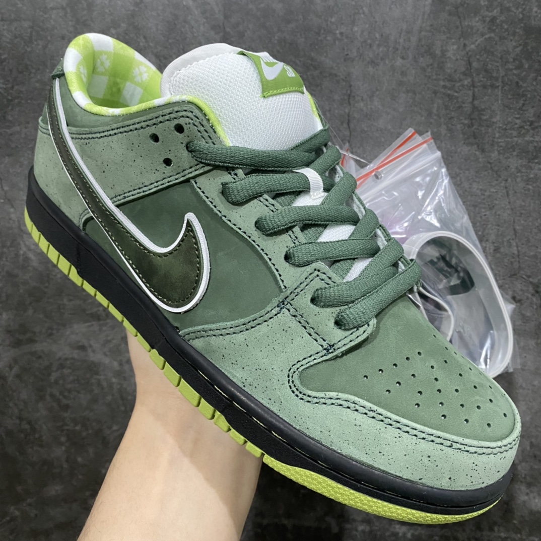 图片[3]-Concepts x NK SB Dunk Low \”Green Lobster\”联名绿龙虾 S2纯原生产线出品n#独家原版原盒开模打造n#原厂织唛标 一致匹配原版n#原楦原纸板开发 匹配原版98%以上n#后跟垫棉独家呈现 后跟反口里弧度正确n#全新后跟电绣 电绣针数与正品一致n#原厂皮料 质感无敌货号：BV1310-337 Size：36 36.5 37.5 38 38.5 39 40 40.5 41 42 42.5 43 44 44.5 45 46-莆田鞋批发中心