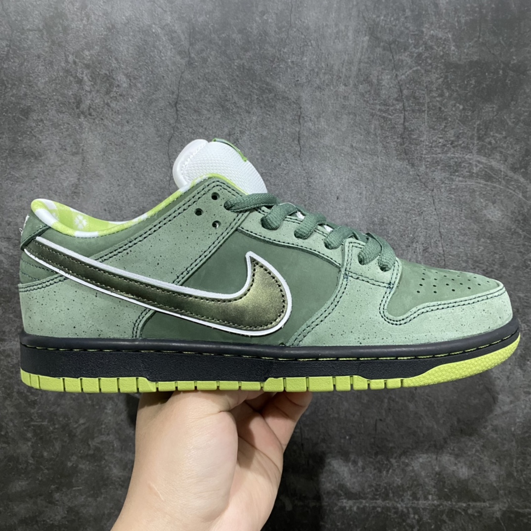 Concepts x NK SB Dunk Low \”Green Lobster\”联名绿龙虾 S2纯原生产线出品n#独家原版原盒开模打造n#原厂织唛标 一致匹配原版n#原楦原纸板开发 匹配原版98%以上n#后跟垫棉独家呈现 后跟反口里弧度正确n#全新后跟电绣 电绣针数与正品一致n#原厂皮料 质感无敌货号：BV1310-337 Size：36 36.5 37.5 38 38.5 39 40 40.5 41 42 42.5 43 44 44.5 45 46-莆田鞋批发中心