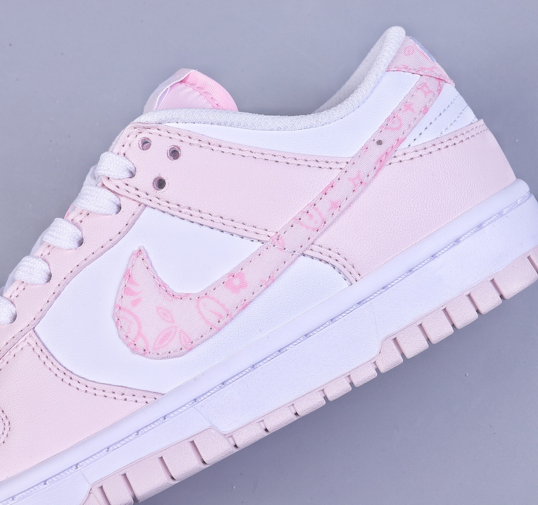 300 Ｃ版Nike SB Dunk Low " Pink Paisley "樱花粉 FD1449-100