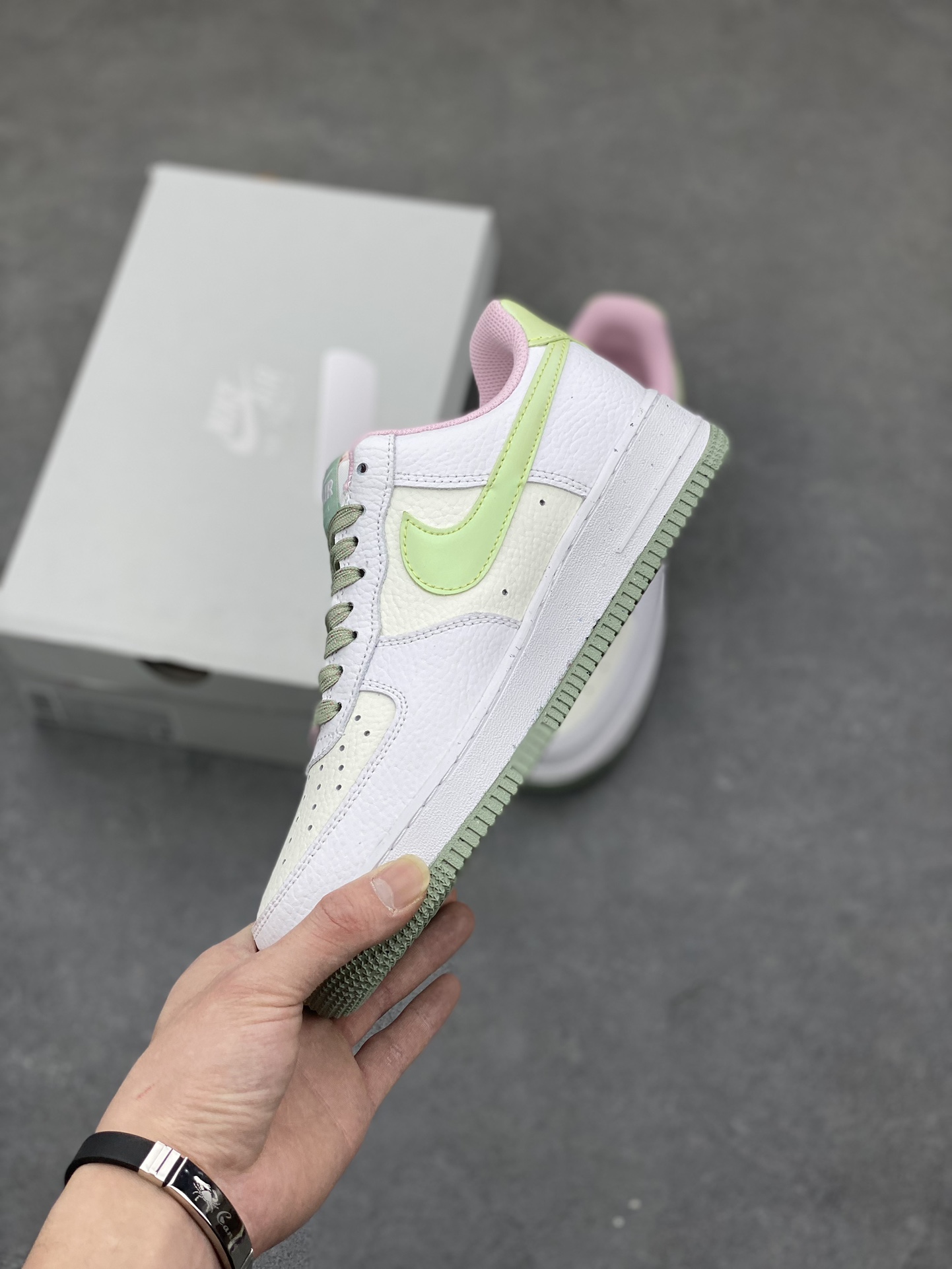 Nike Air Force 1 Low White Yellow Green Pink Women's Casual Shoes 4 i1678667873 5141 2