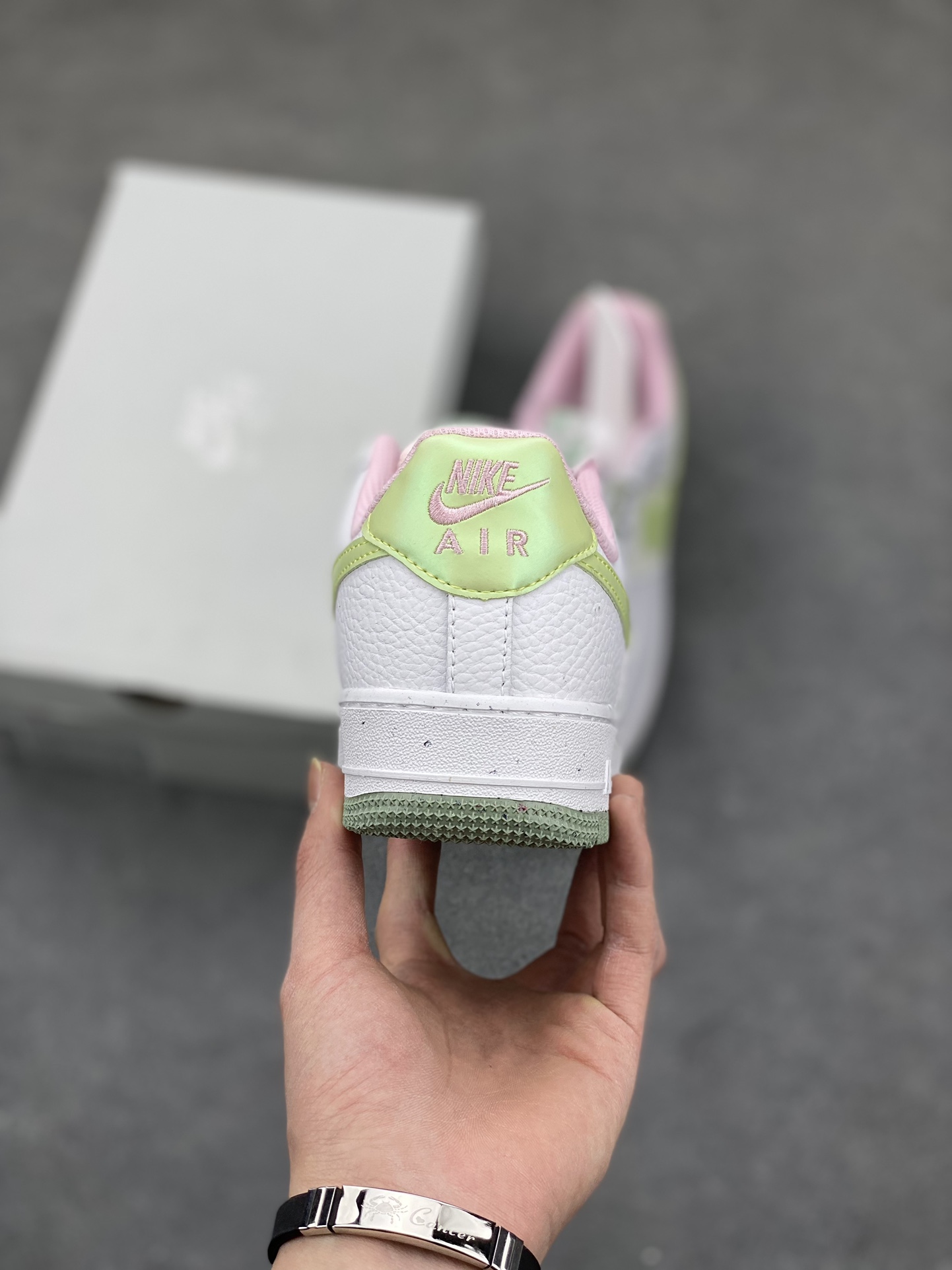 Nike Air Force 1 Low White Yellow Green Pink Women's Casual Shoes 5 i1678667873 6374 3