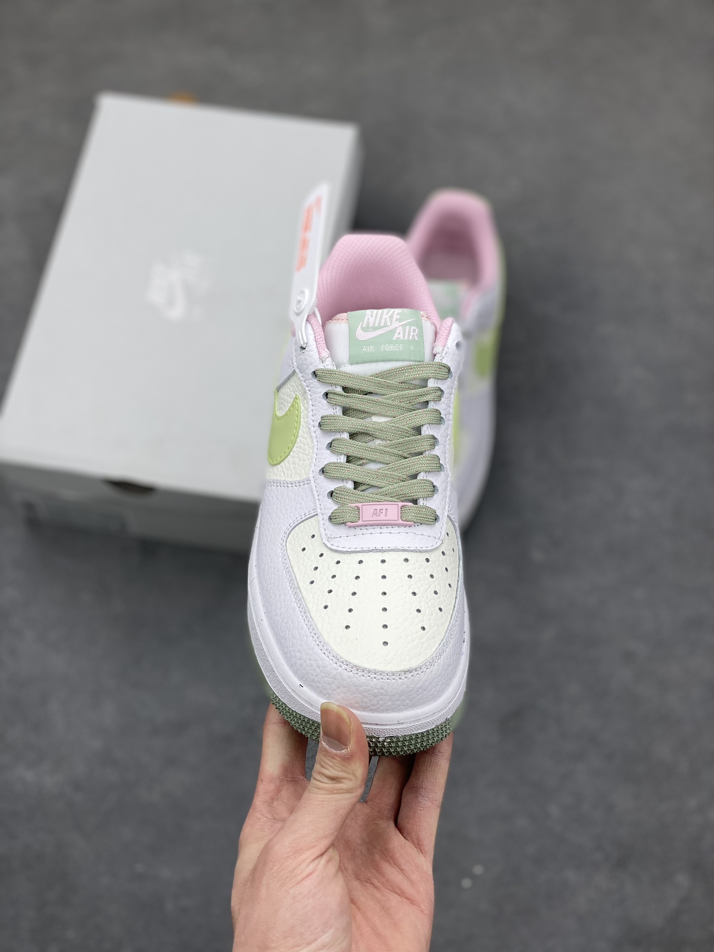 Nike Air Force 1 Low White Yellow Green Pink Women's Casual Shoes 3 i1678667873 6547 1