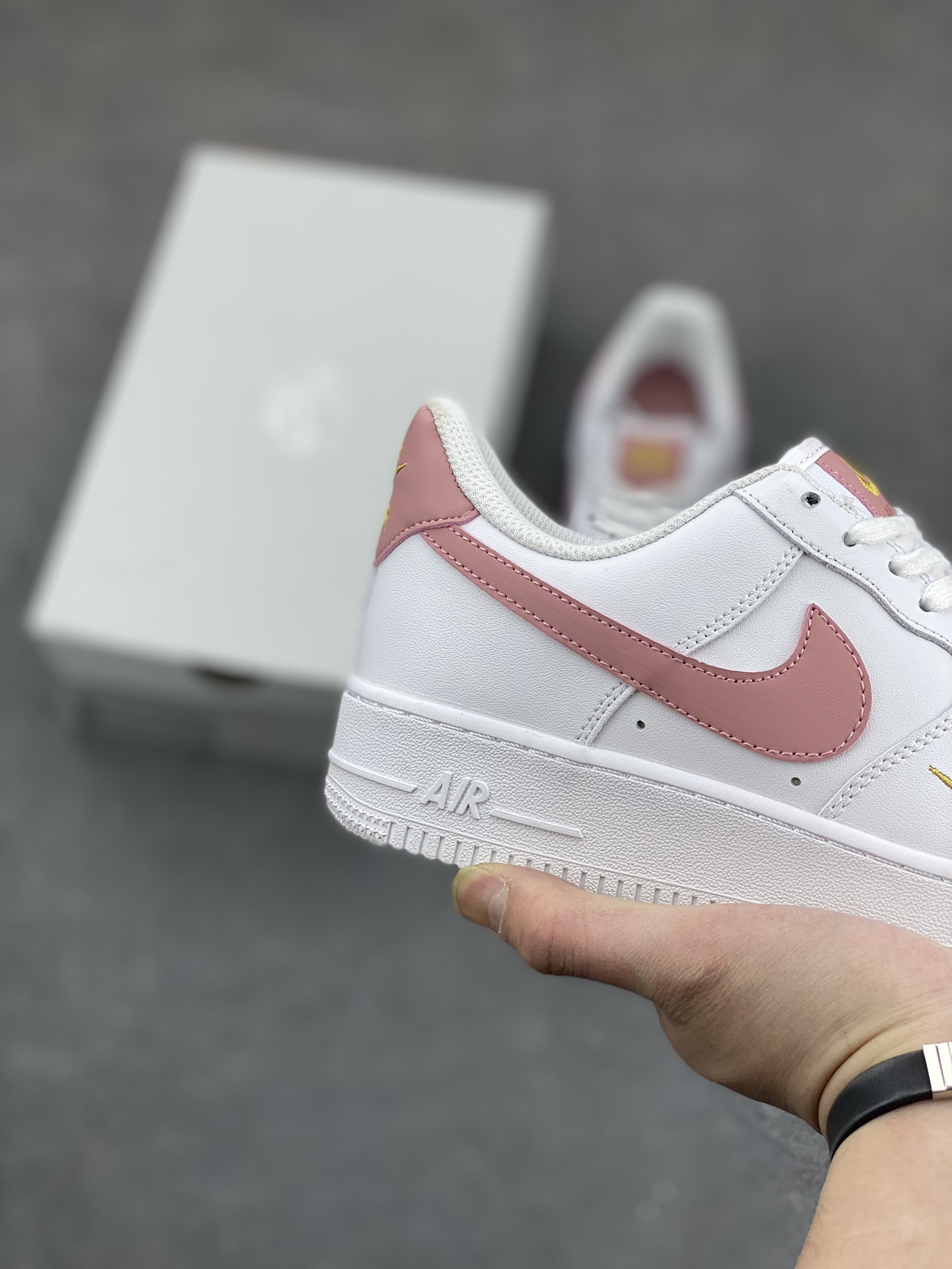 Nike Air Force 1 '07 Low White Pink Gold Women's Shoe - Size 36 to 45 6 i1678668115 1398 4