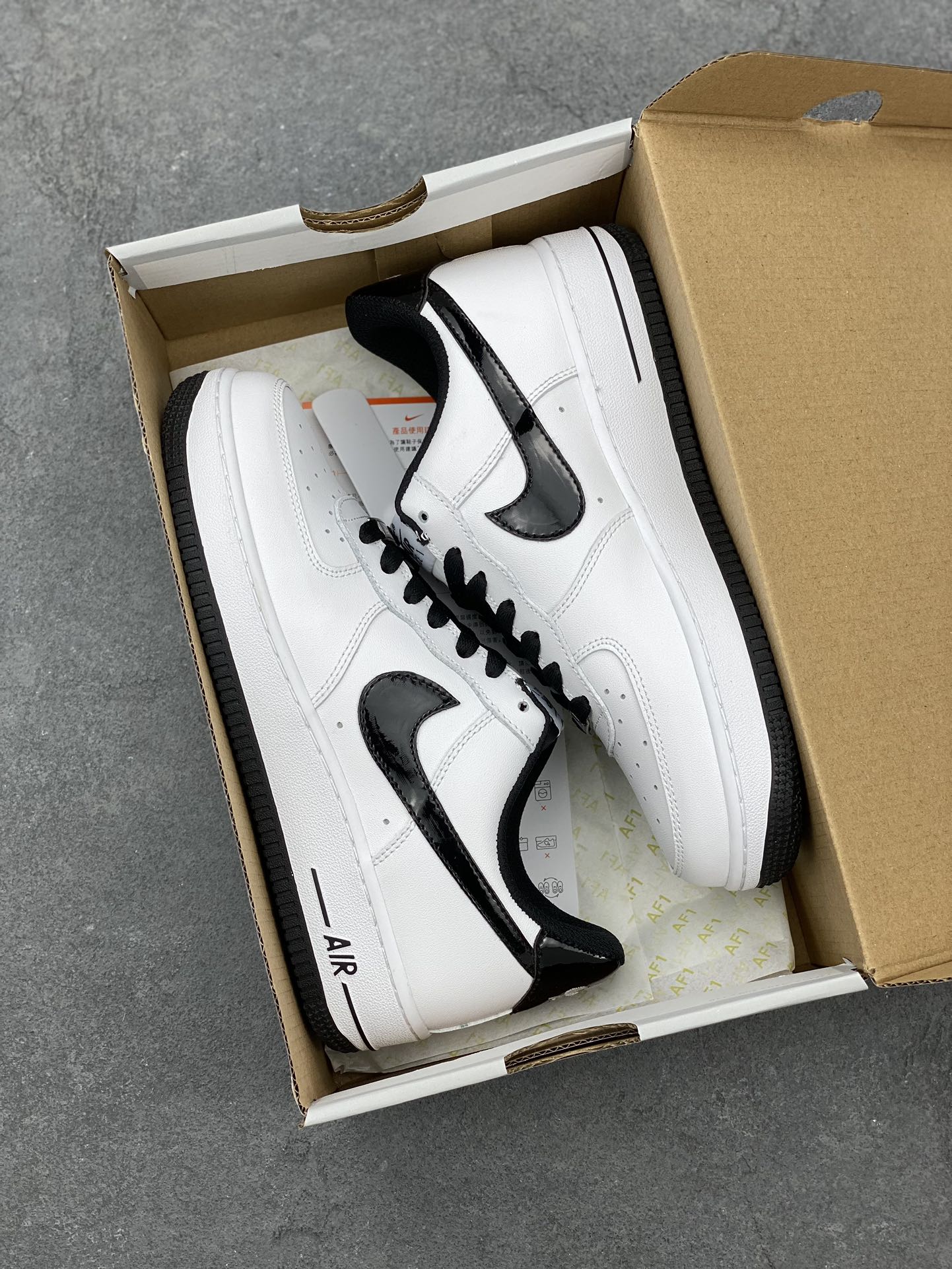 Nike Air Force 1 '07 Low White Black Casual Sneakers DH7561-102 10 i1678668171 6726 8