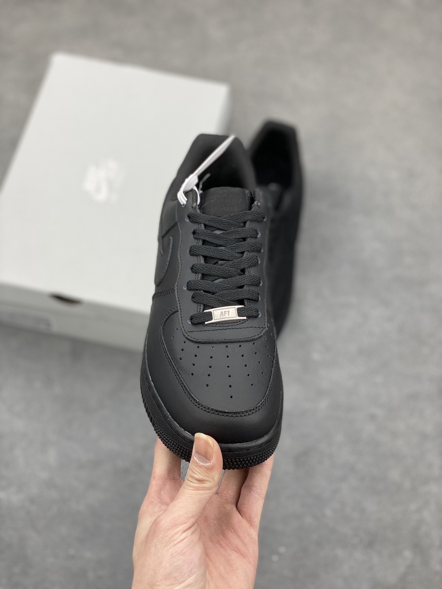 Nike Air Force 1 '07 Low Black Classic Basketball Shoes (Men's) 3 i1678668434 3287 1