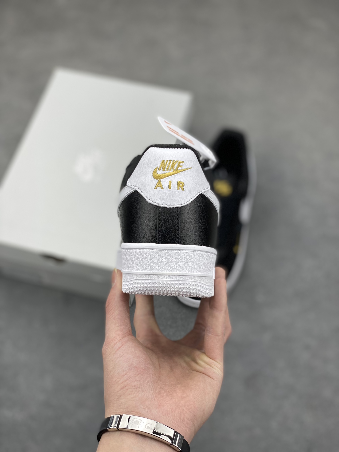 Nike Air Force 1 Low Black White Gold Casual Sneakers CZ0270-001 5 i1678668486 8173 3
