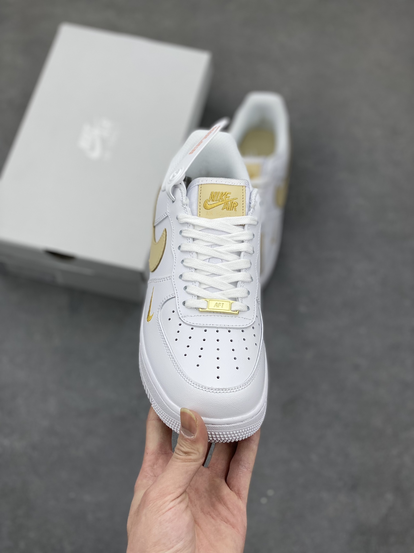 Nike Air Force 1 '07 Low White/Metallic Gold Casual Shoes CZ0270-105 3 i1678668543 3135 1