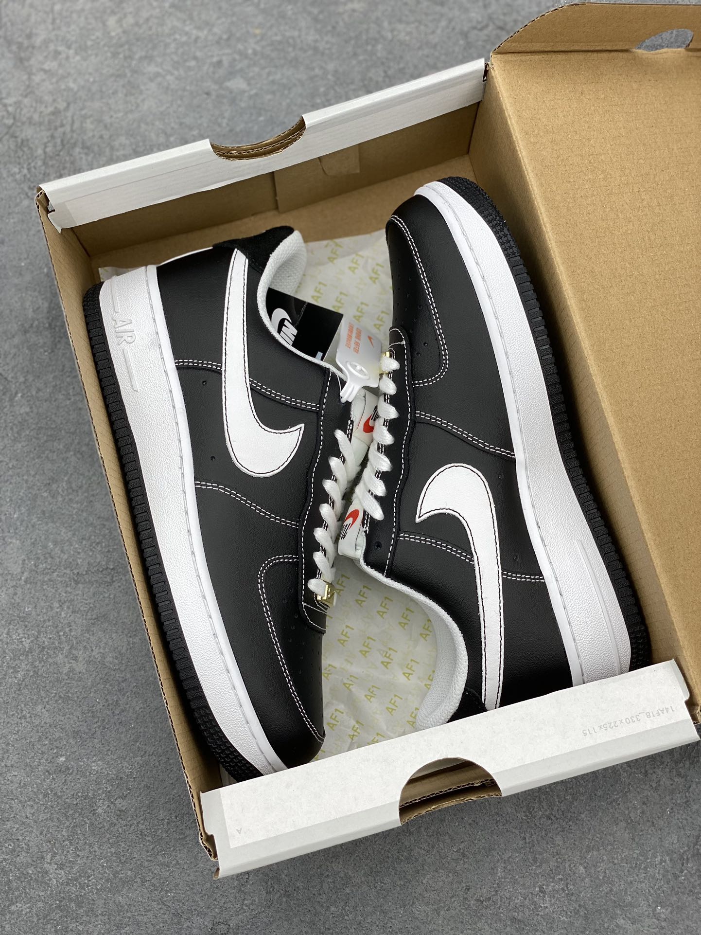 Nike Air Force 1 '07 Low Black/White Casual Sneakers DA8478-001 10 i1678668629 5454 8