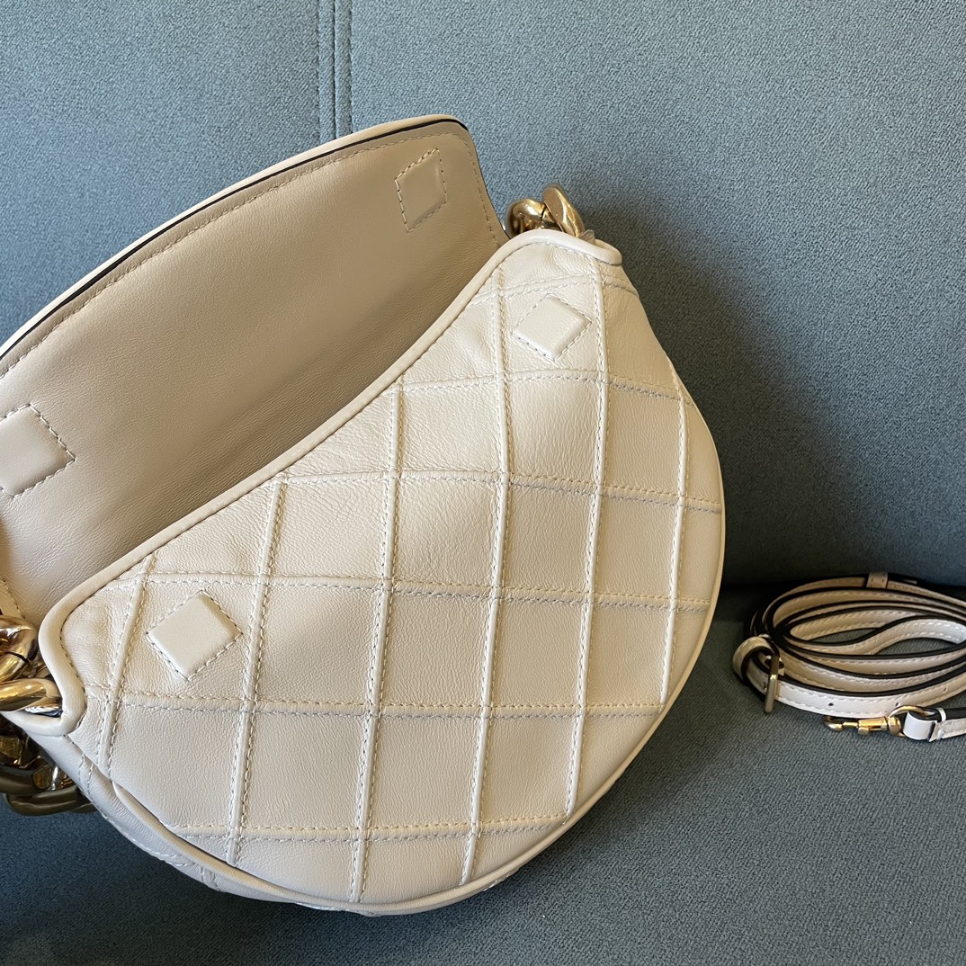 Tory Burch FLEMING 迷你软皮新月包