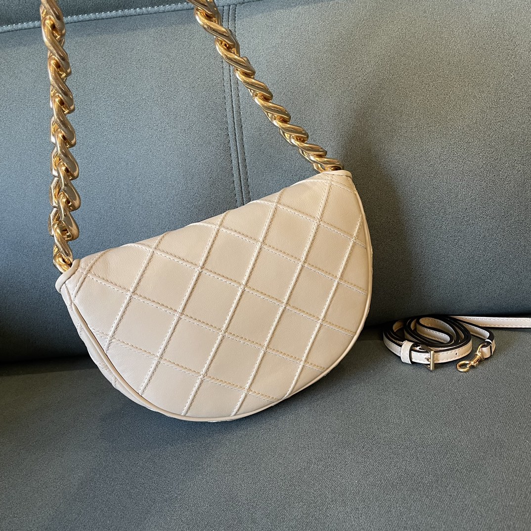 Tory Burch FLEMING 迷你软皮新月包