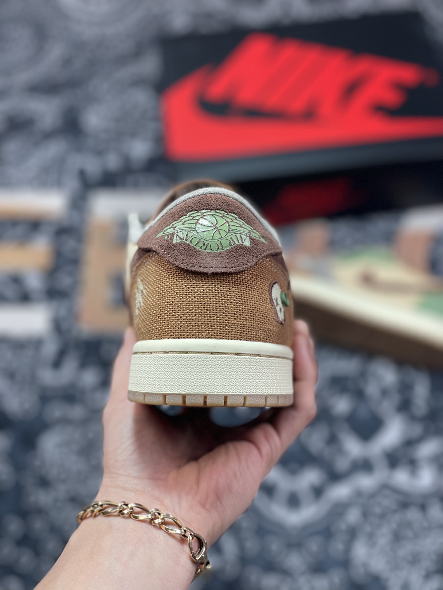 260 Zion Williamson x Air Jordan 1 Low 联名巫毒棕色  DZ7292-200